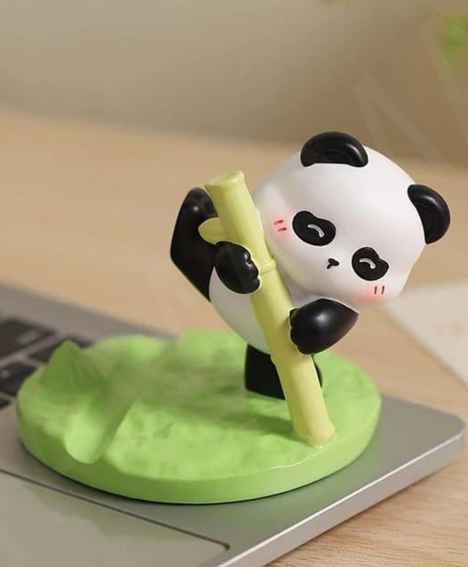 YAMAMA Panda Bamboo Phone Holder, Cute Panda Phone Holder, Mobile Stand for Desk, Office & Home, Phone Stand for Watching Videos, Reading & Home Décor - Multicolor-picture-12