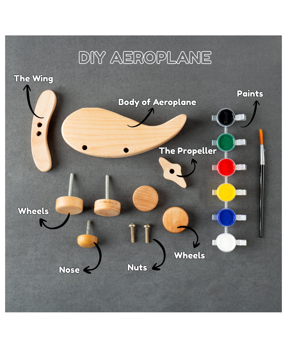Jim N Jam Wooden DIY Aeroplane-picture-27
