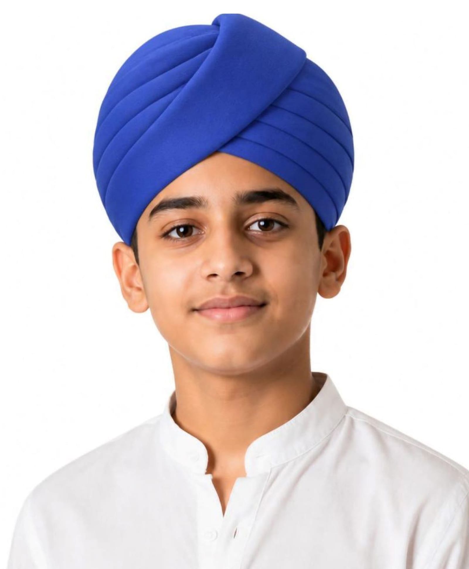 BookMyCostume Punjabi Sardar Pagdi Turban Costume Accessory - Blue-image-33