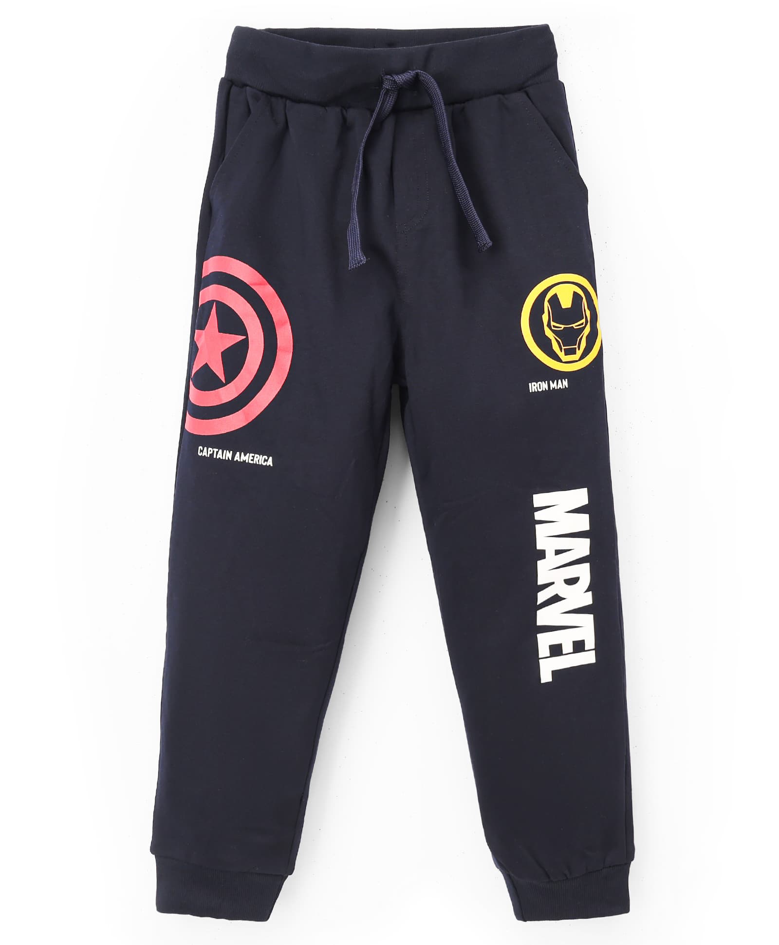 ollypop Ollpop Looper Knit Lounge Pants Full Length With Marvel Print - Navy Blue-picture-10