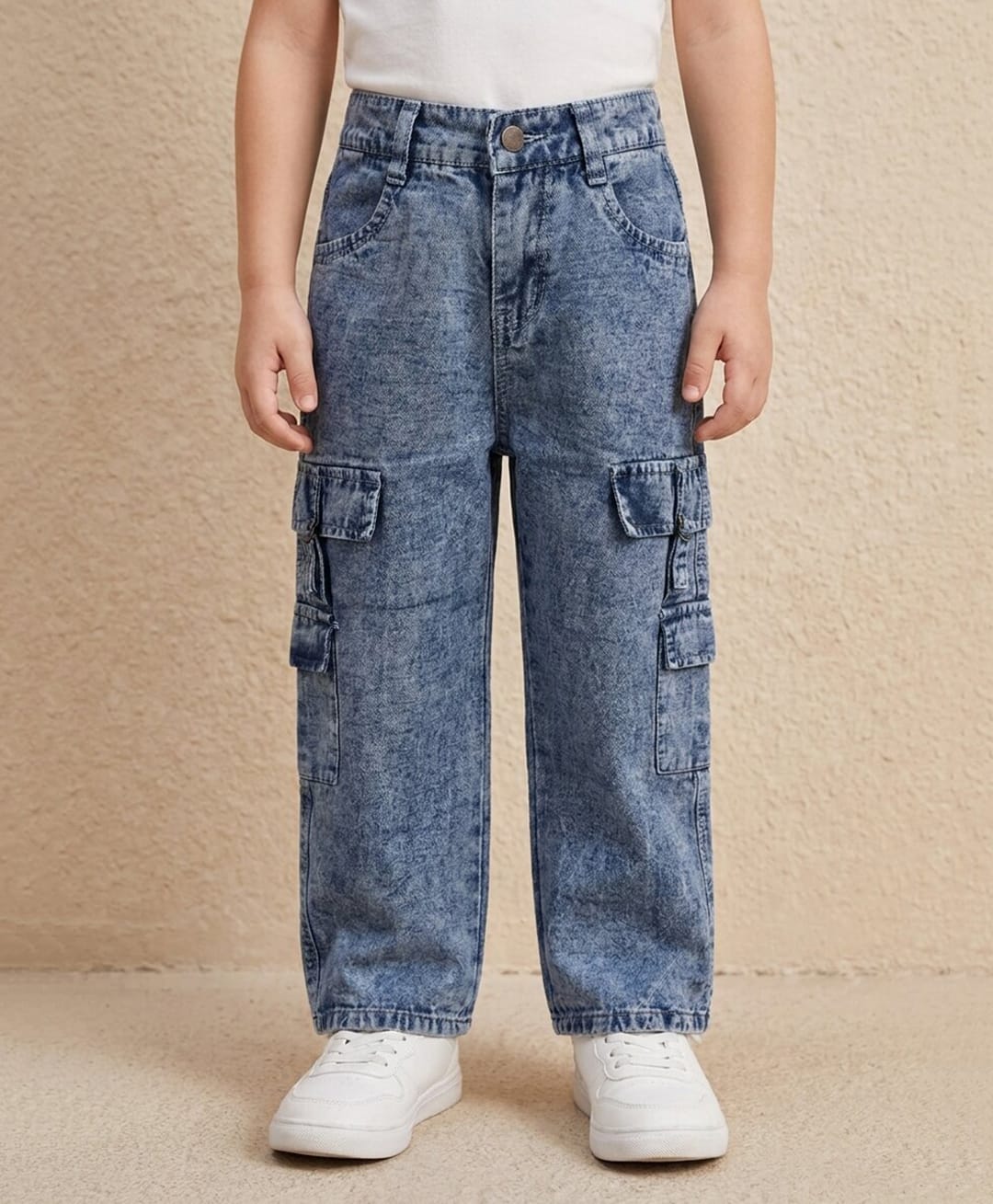 Rikidoos Denim Woven Full Length Jeans - Light Blue-picture-25