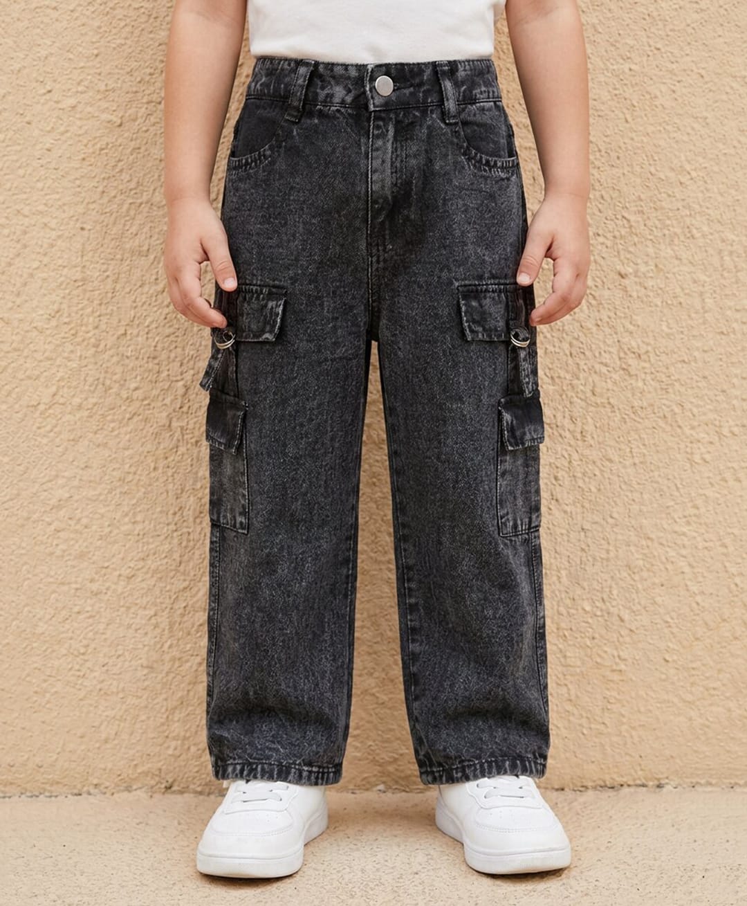 Rikidoos Denim Woven Full Length Jeans - Charcoal Grey-picture-16