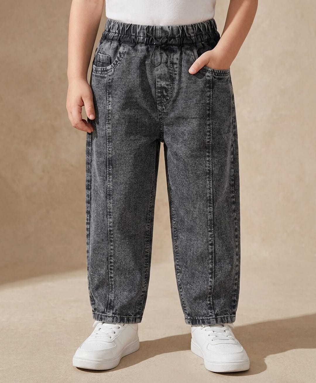 Rikidoos Denim Woven Full Length Jeans - Charcoal Grey-picture-20