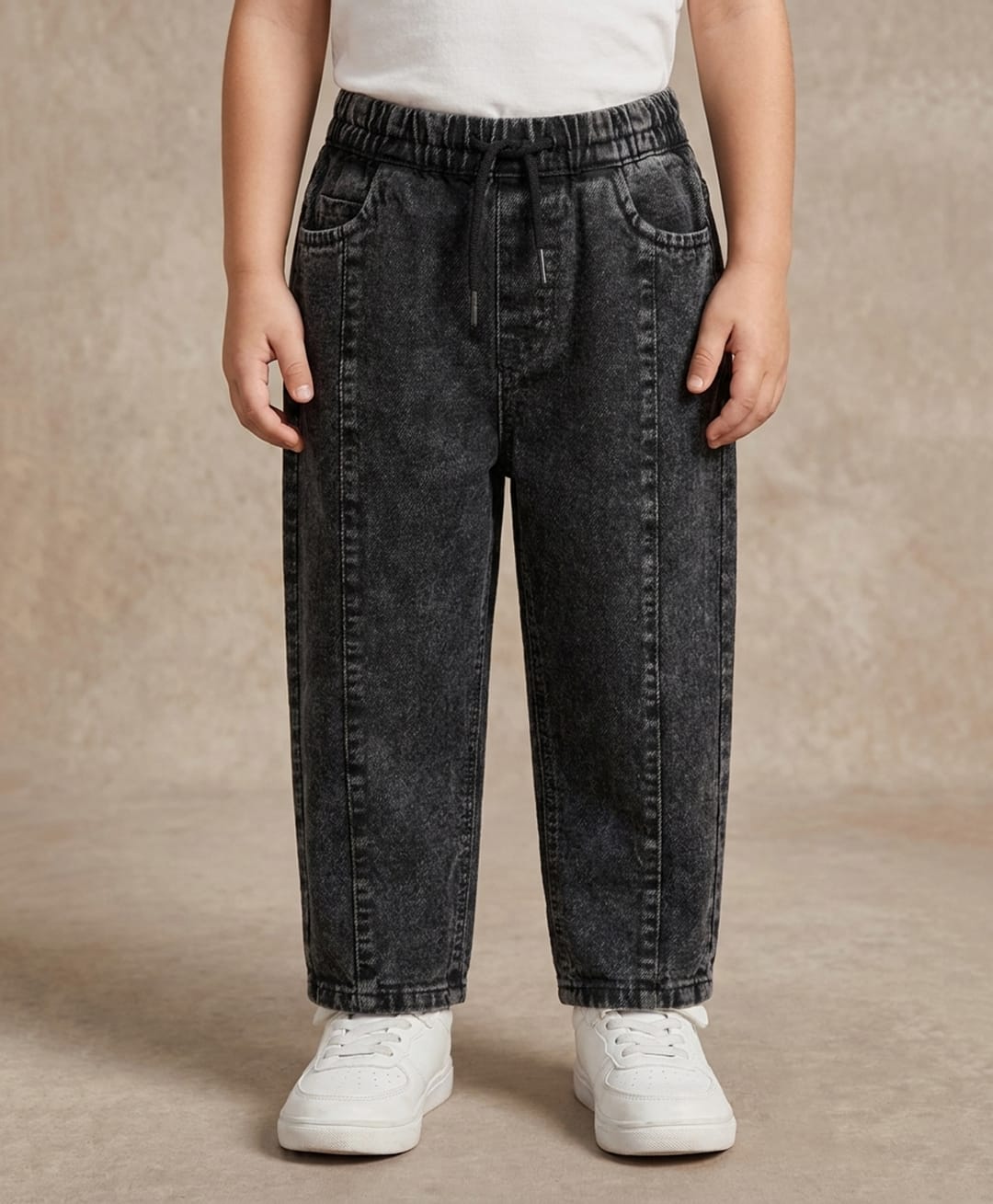Rikidoos Denim Woven Full Length Jeans - Charcoal Grey-picture-17
