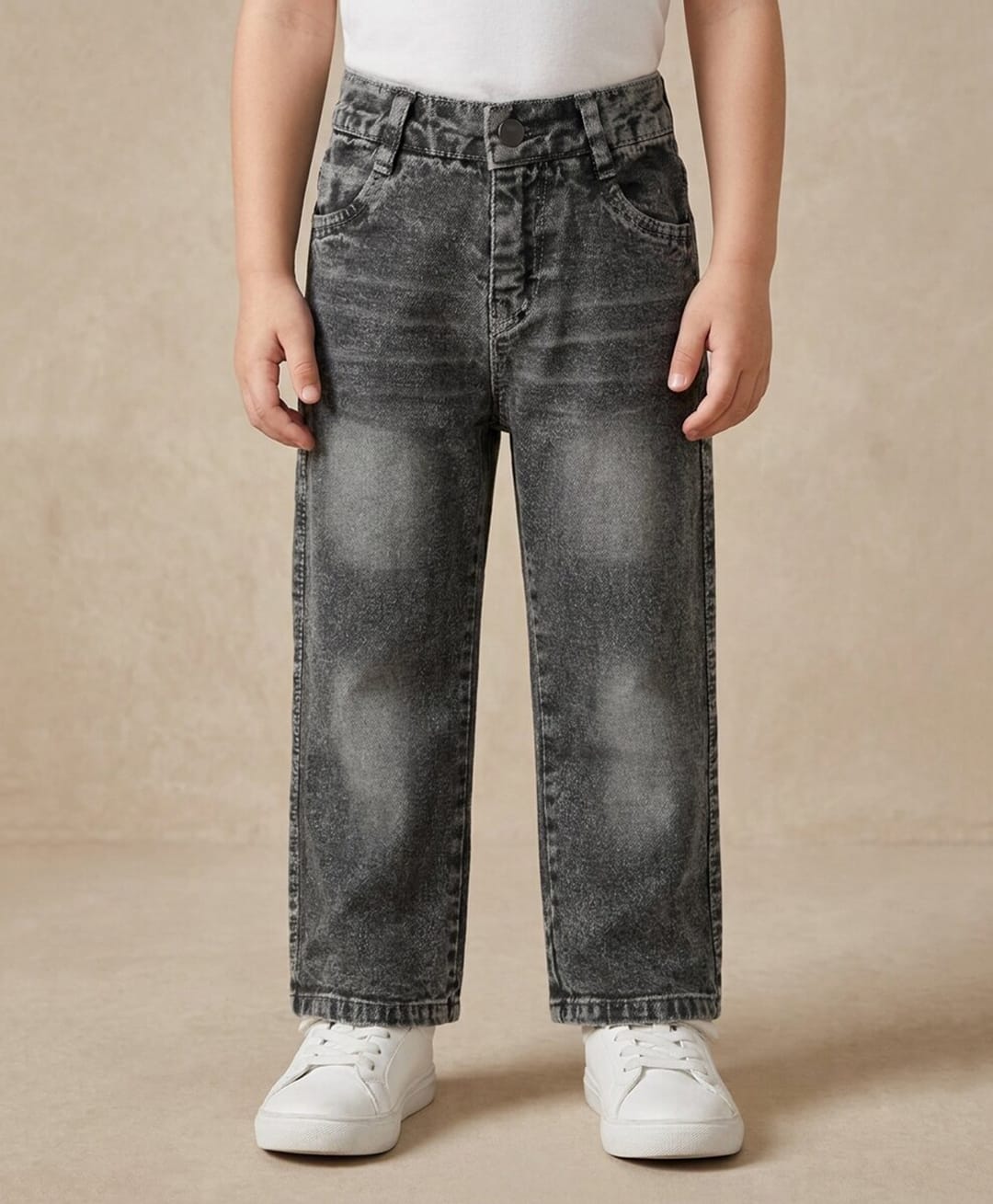 Rikidoos Denim Woven Full Length Jeans - Charcoal Grey-picture-19