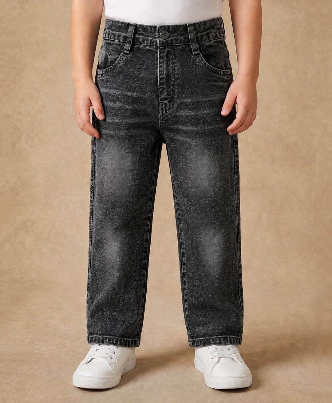 Rikidoos Denim Woven Full Length Jeans - Grey-image-49