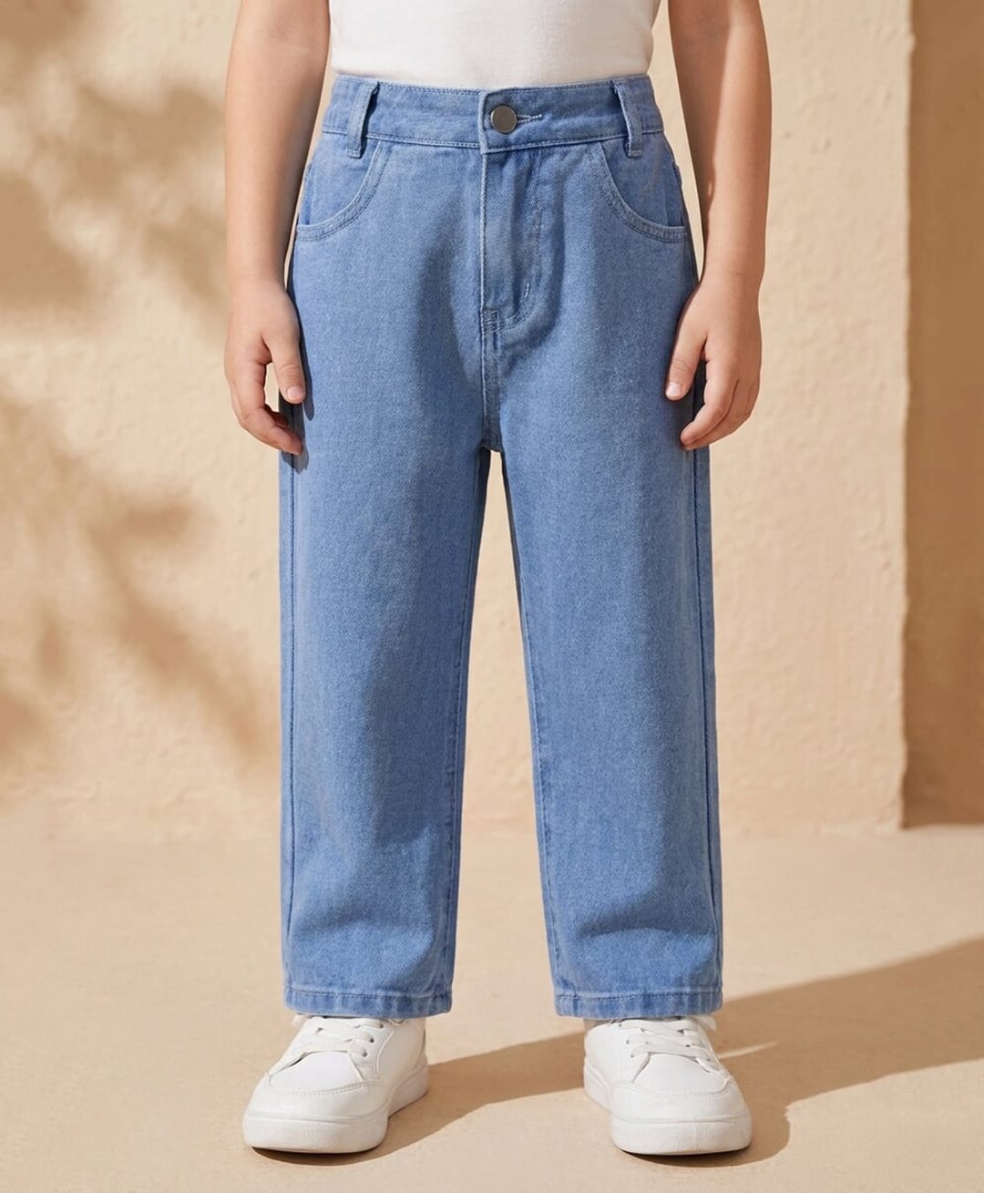 Rikidoos Denim Woven Full Length Jeans - Light Blue-picture-29