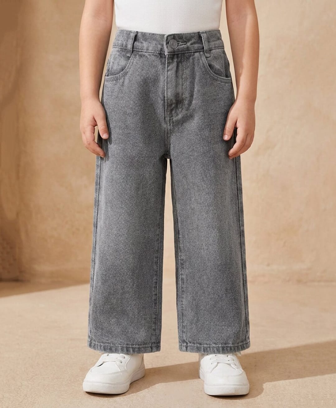 Rikidoos Denim Woven Full Length Jeans - Grey-picture-12