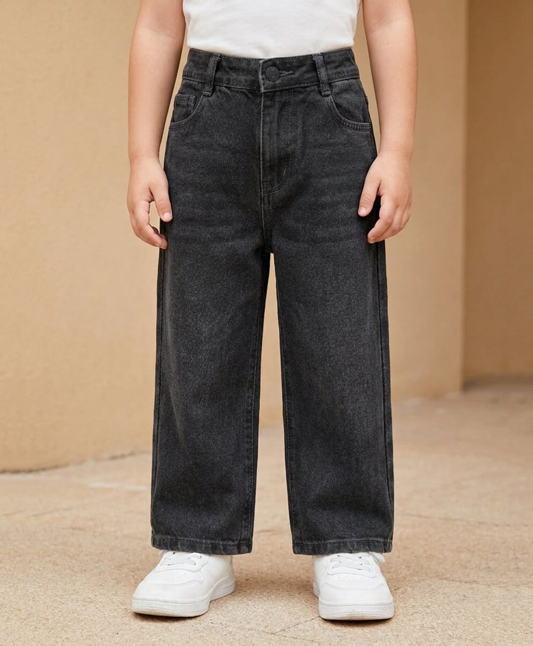 Rikidoos Denim Woven Full Length Jeans - Black-picture-13