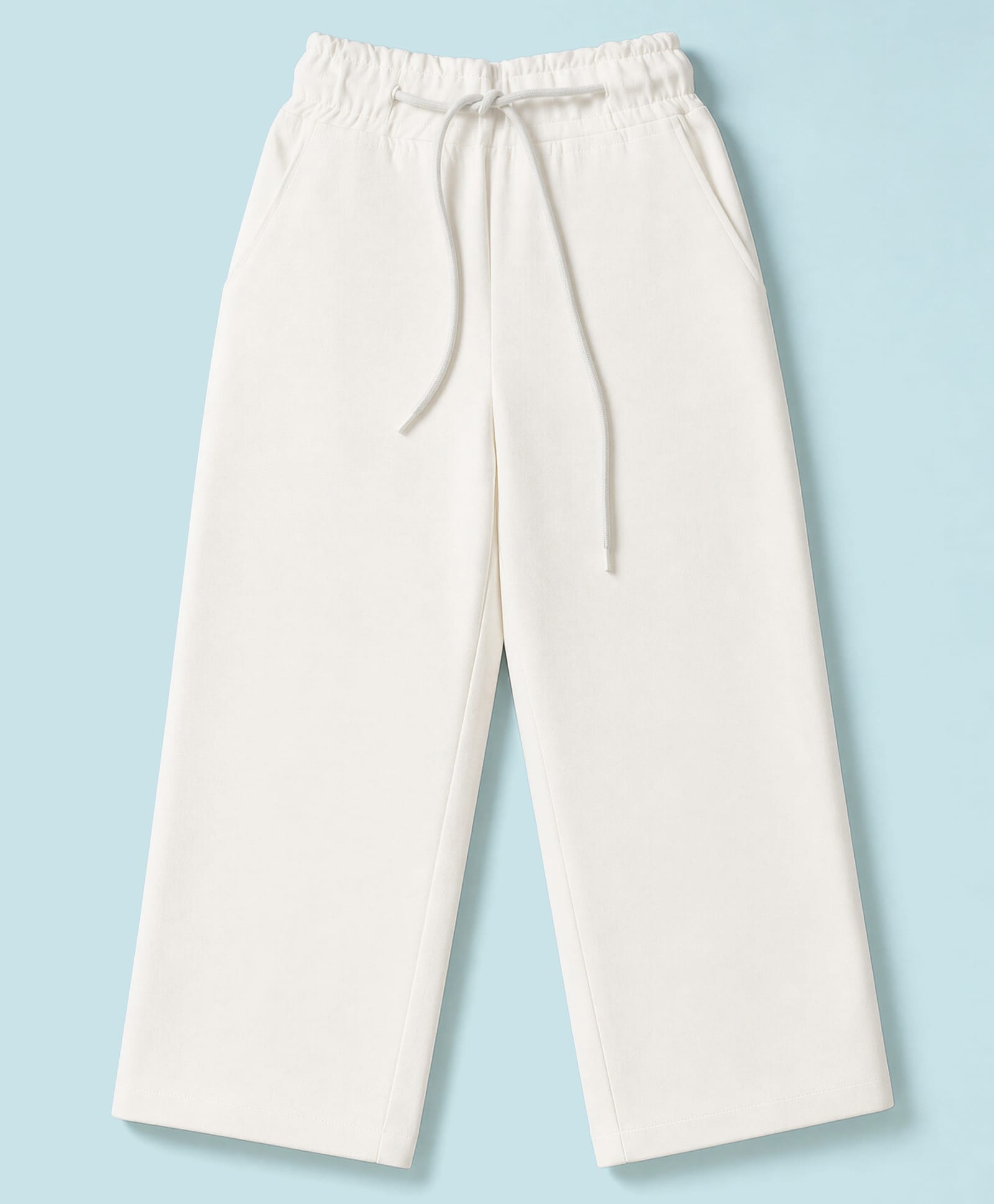 Rikidoos Cotton Woven Full Length Solid Trouser - White-picture-27
