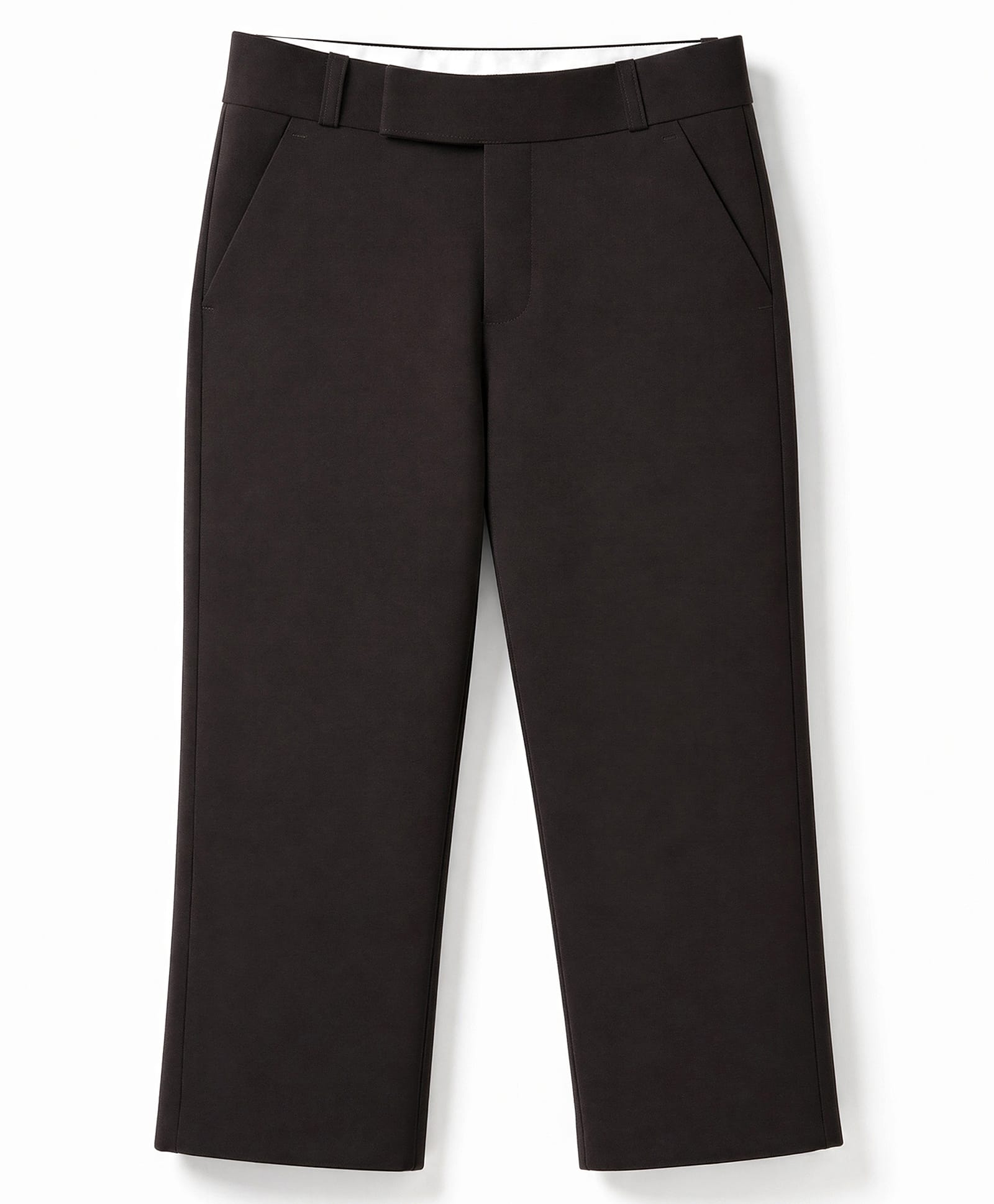 Rikidoos Cotton Lycra Woven Full Length Solid Trouser - Charcoal Grey-image-23