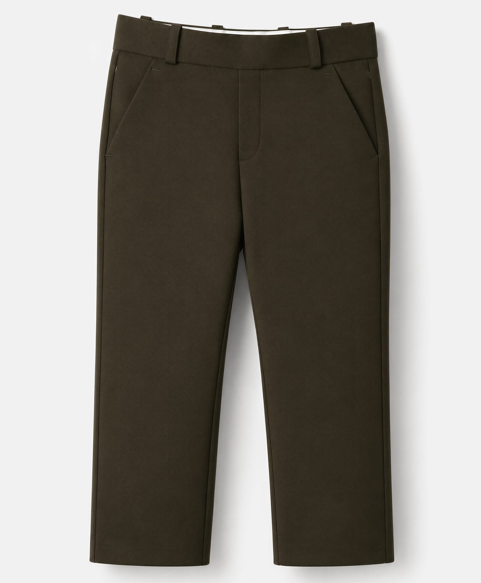 Rikidoos Cotton Lycra Woven Full Length Solid Trouser - Charcoal Grey-picture-18