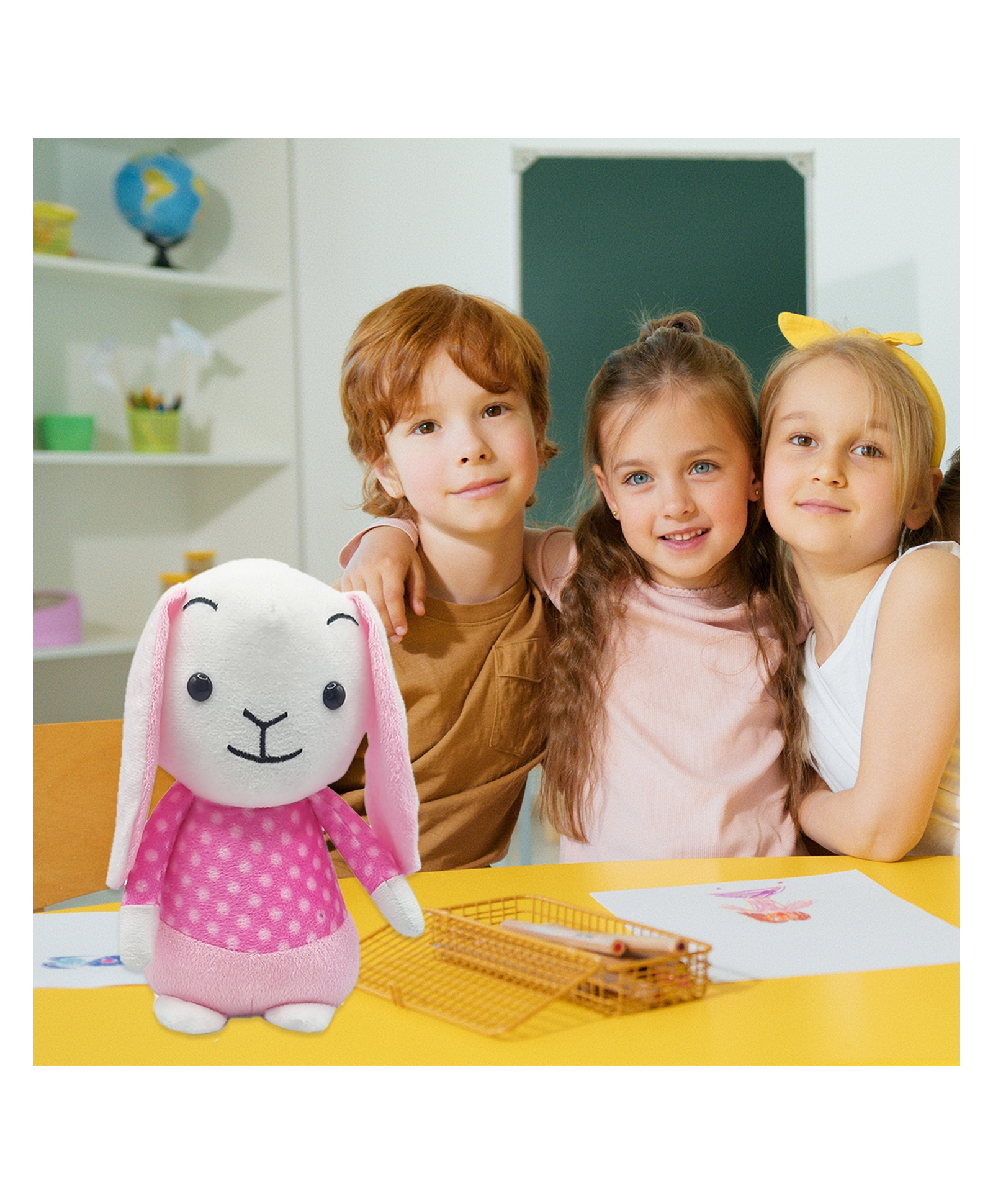 GOLDENHUB 20 cm TOYS Polyester Bunny in Dress 20 Cm Cute, Plush/Soft Toy for Boys, Girls and Kids, Super-Soft, Safe, Great Birthday Gift-image-16