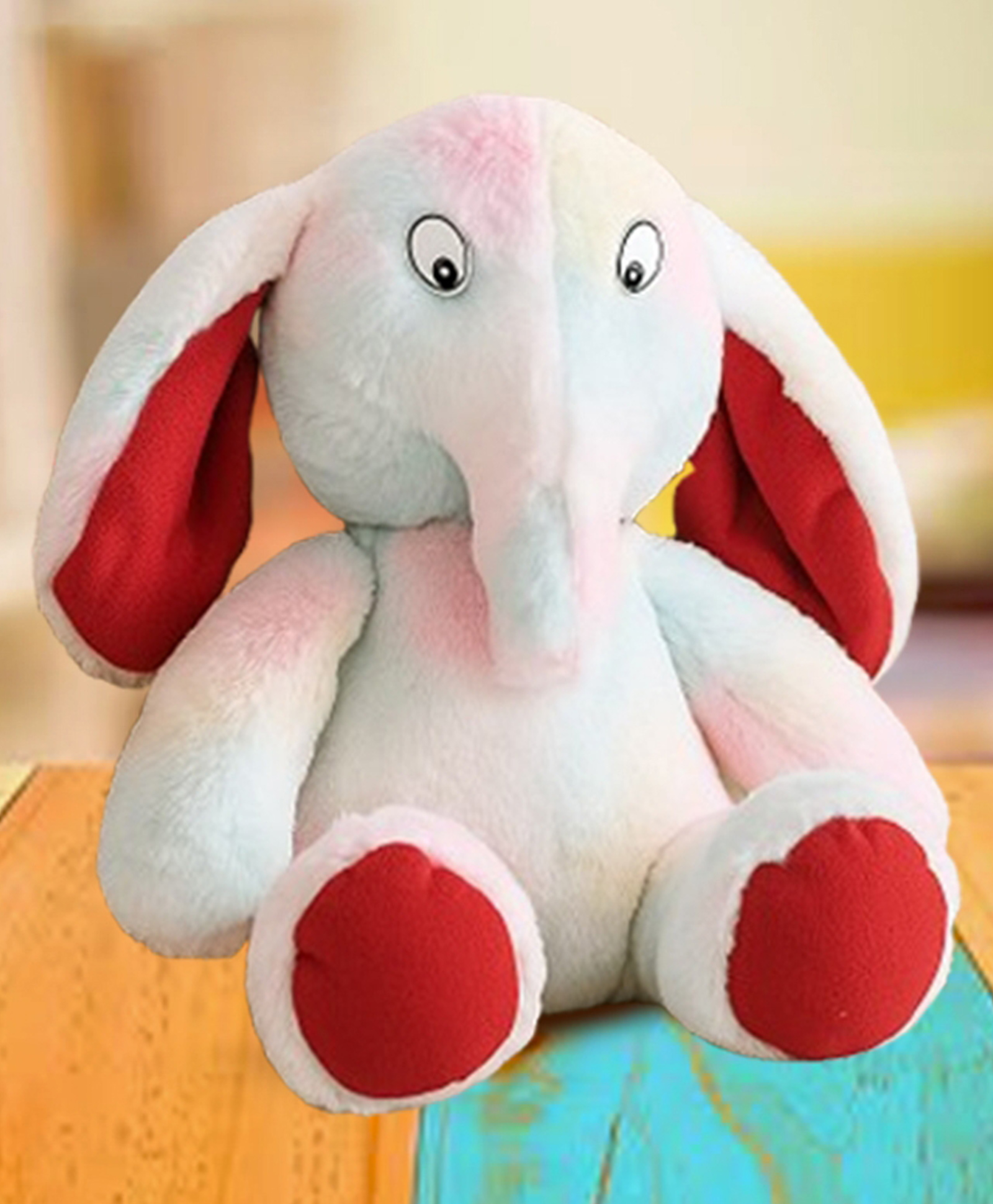 goldenhub GoldenHubRainbow Flappy Leg Elephant Soft Toy, Multicolored Toys for Kids 35 cm-picture-36