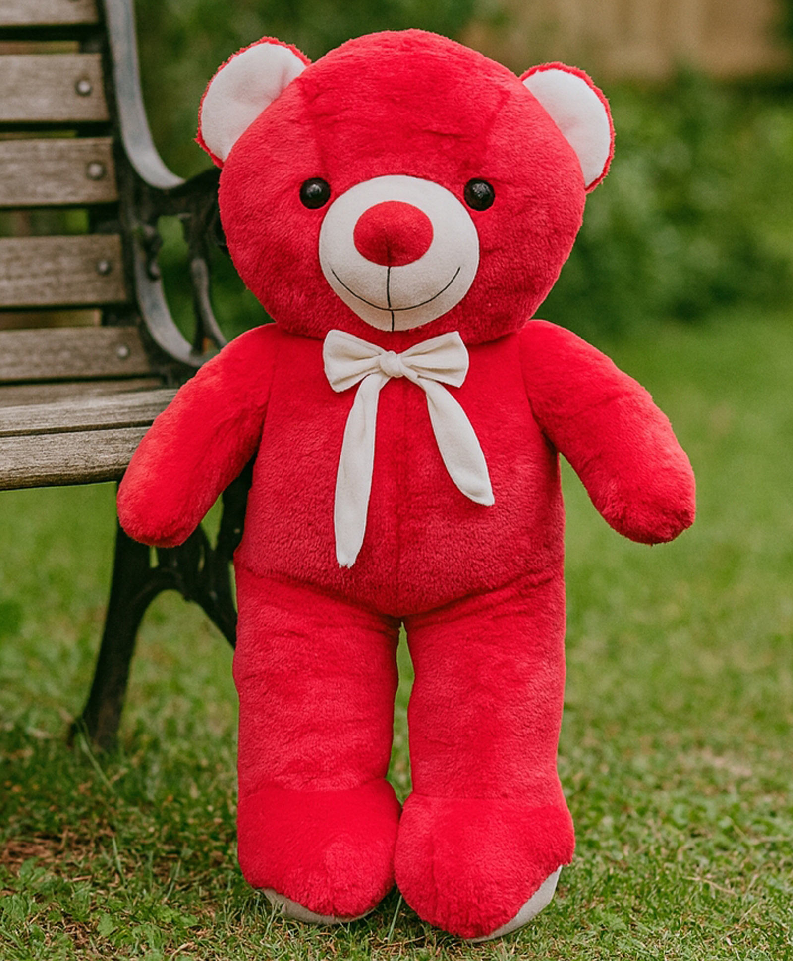 GOLDENHUB 60 cm Teddy Bear Standing DIFFRENT RED-picture-44