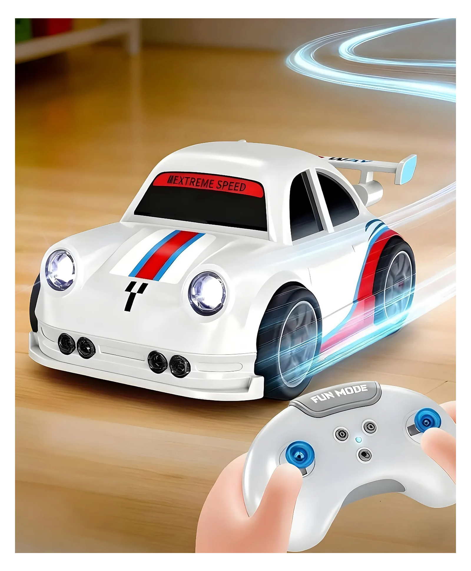 AKN TOYS Drifting Racing Car with Remote & Sensor Control High Speed Rechargeable Toy Car for Kids & Adults - PACK OF - 1 -( COLOR MAY VARY )-picture-36