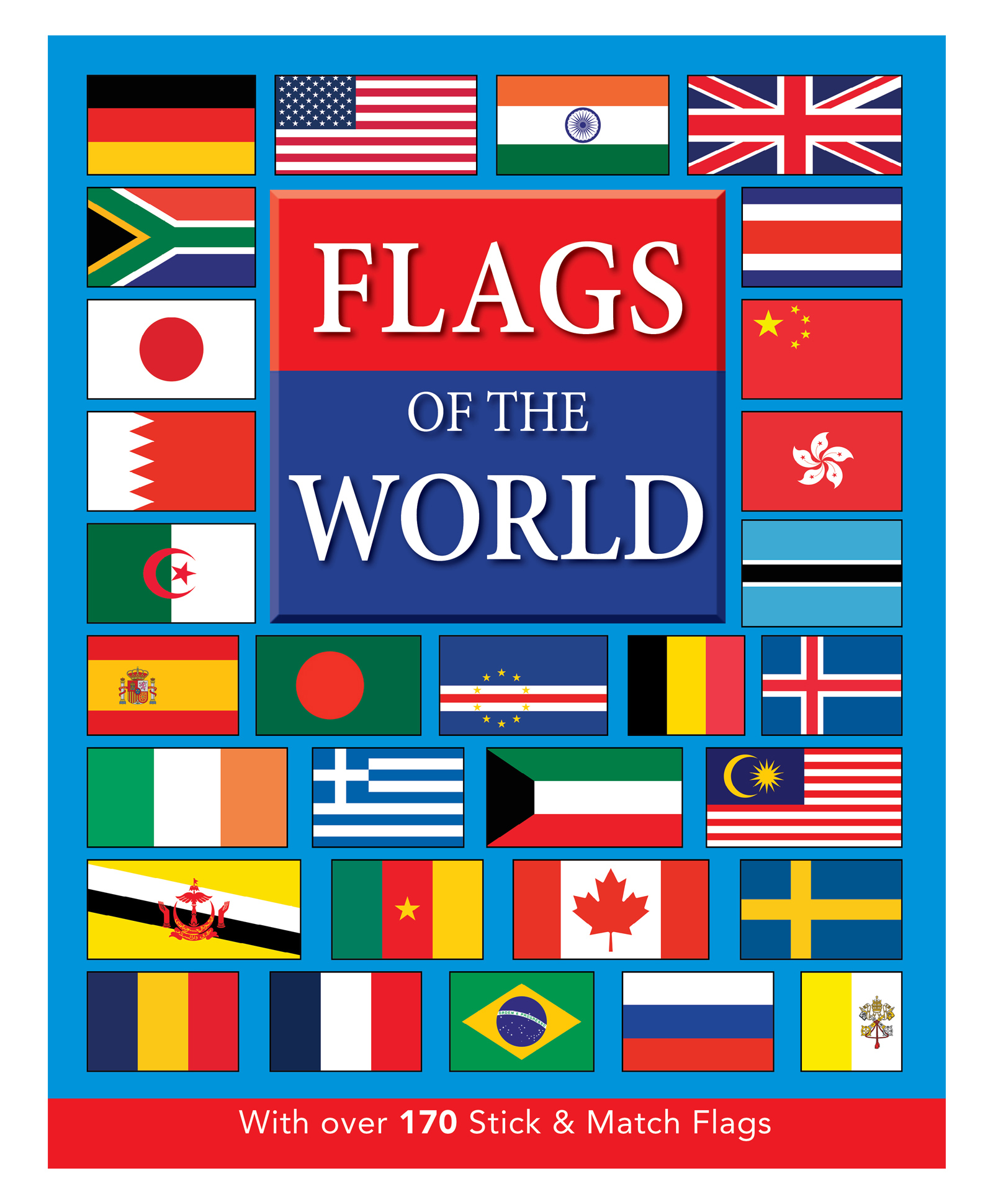Flags of the World: Educational Sticker Activity Book Discover 190+ Countries, Capitals & Fascinating Facts Interactive Geography Gift for Curious Kids and Students-image-1