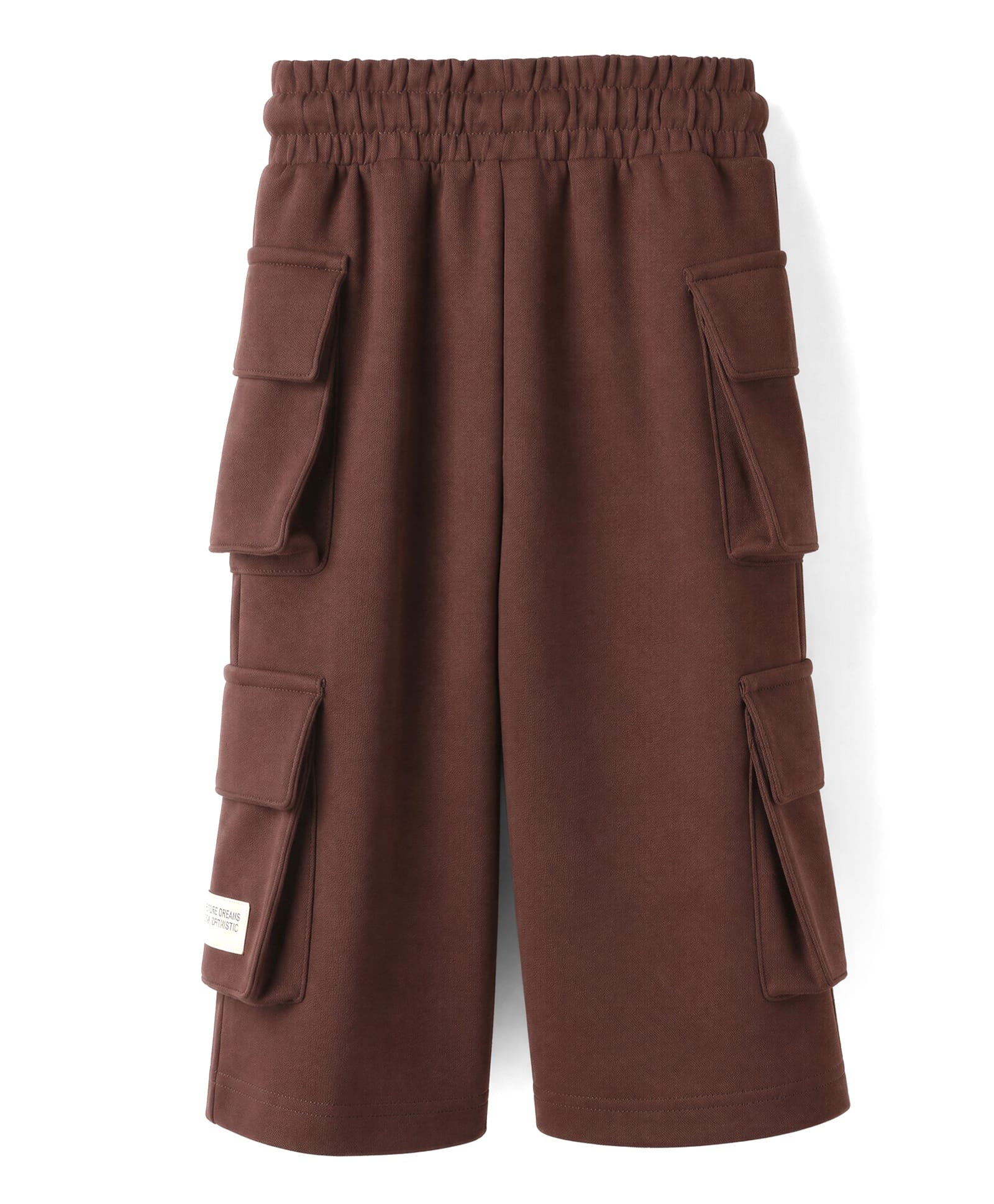 UCB Modal Knit Full Length Solid Cargo Trouser - Brown-picture-16