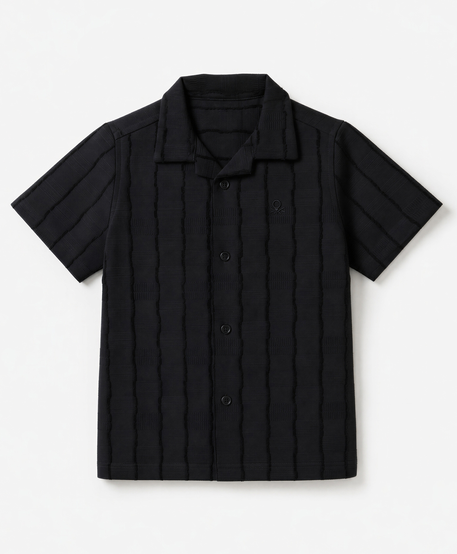 UCB Woven Half Sleeves Printed Shirt - Black-picture-31