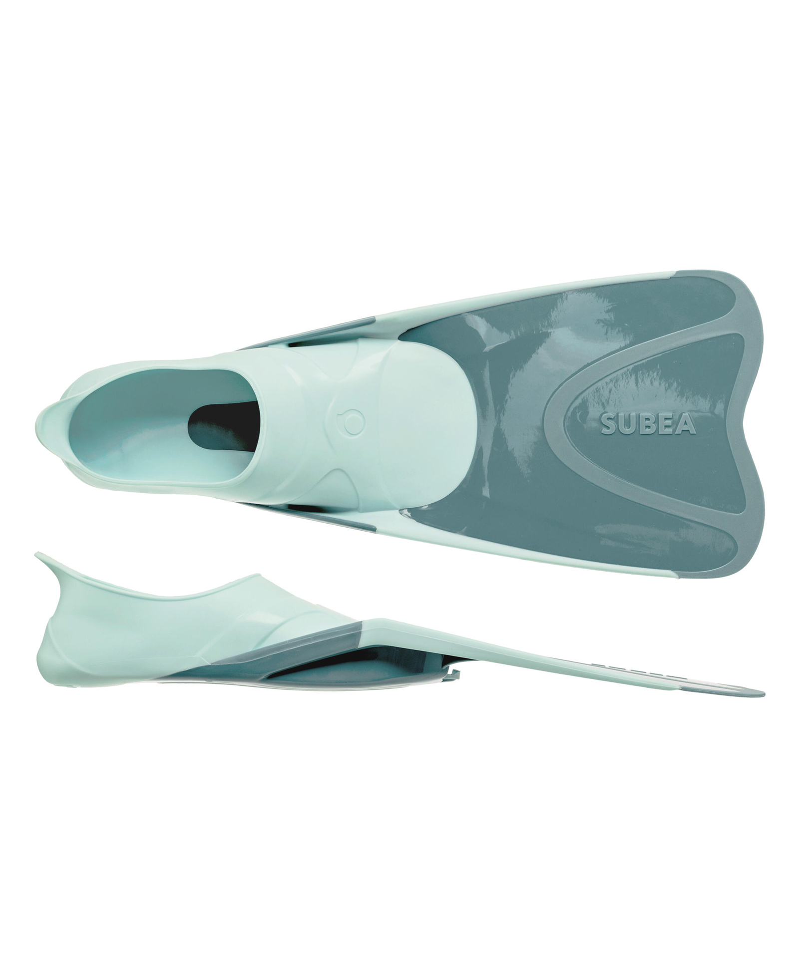 decathlon FF 100 Plastic Colour Block Scuba Fin - Green-picture-12