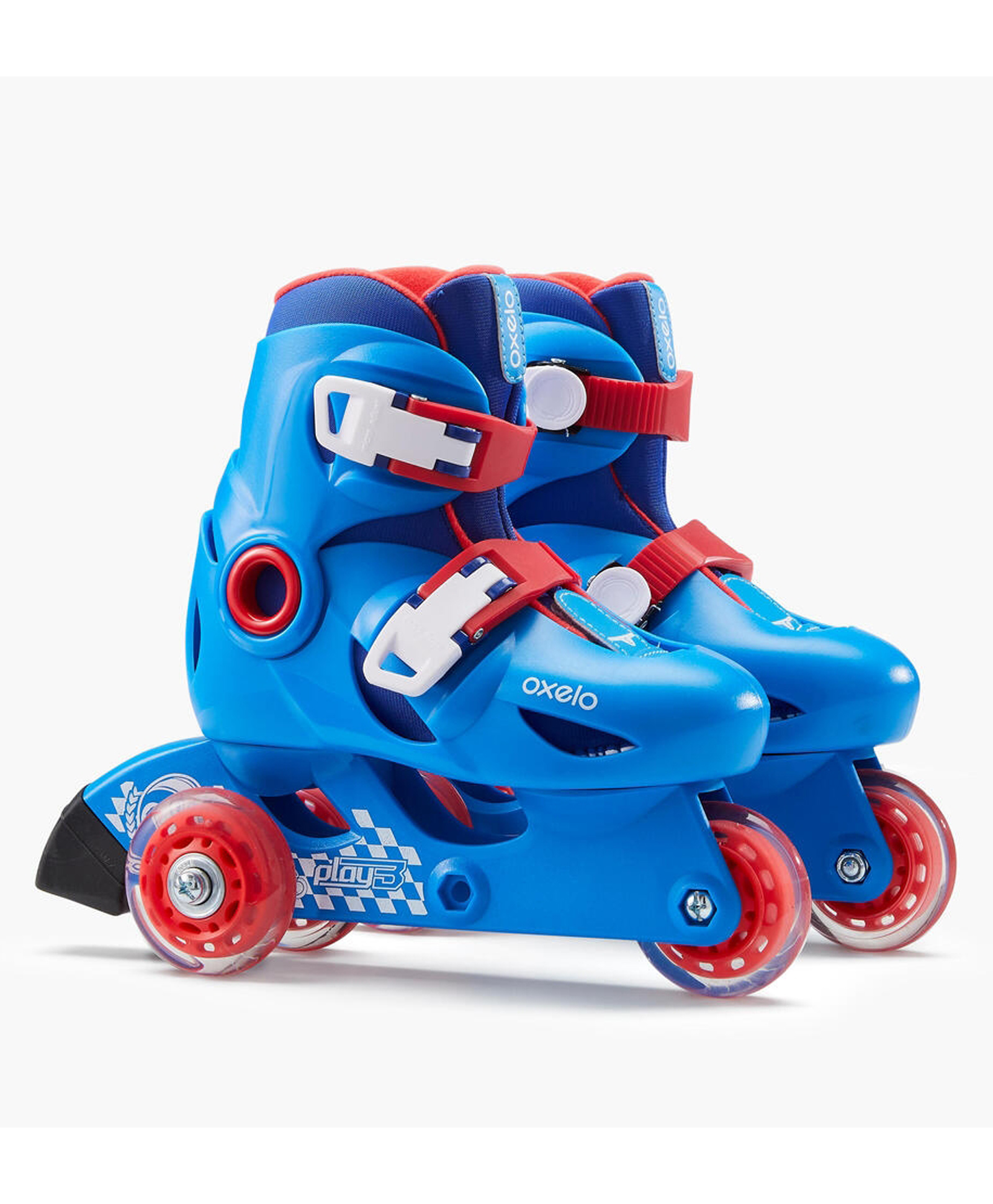 DECATHLON - Oxelo Play 3 Solid Inline Skating Shoes - Blue-picture-23