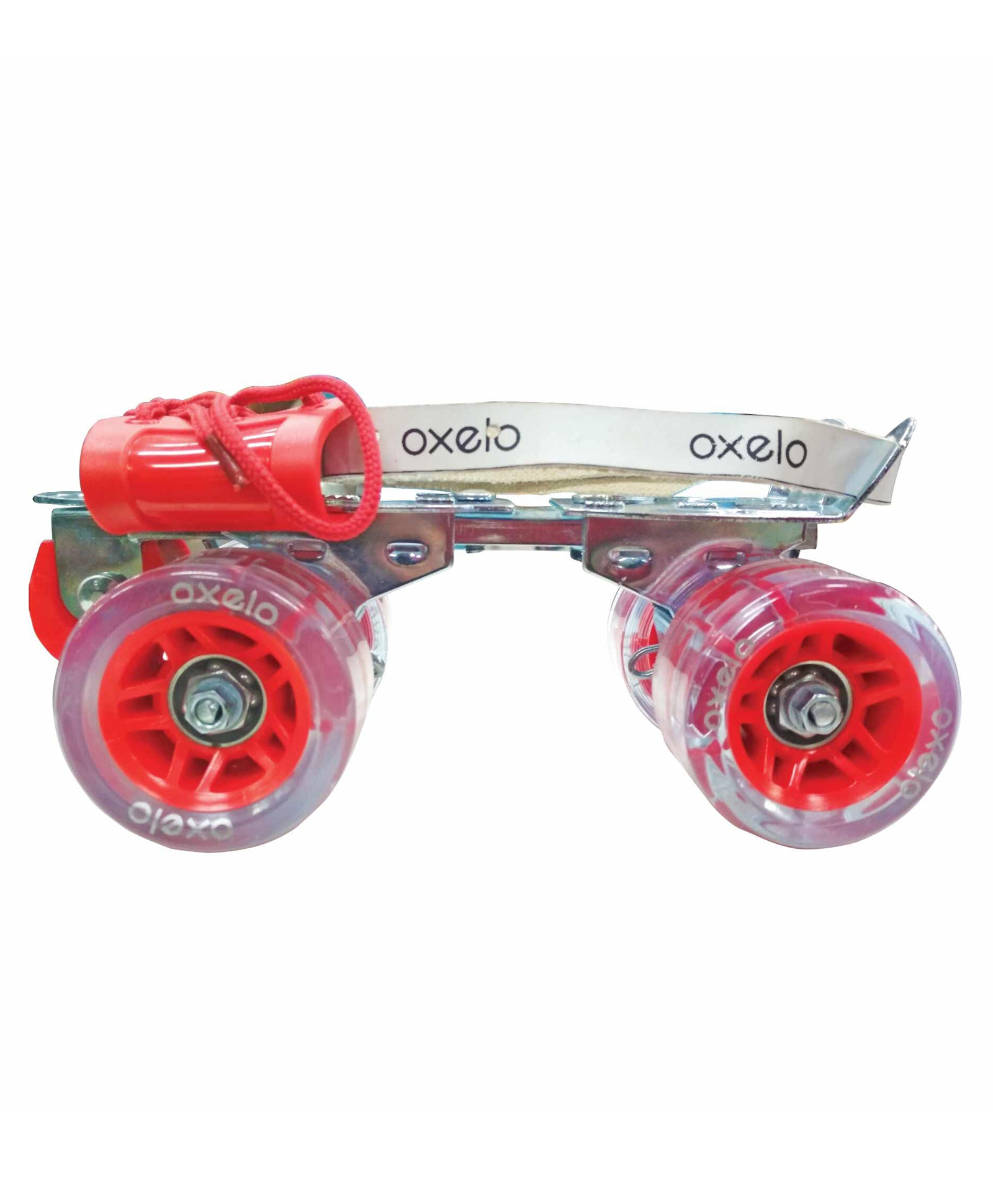 decathlon Oxelo Quads Top 100 Polypropylene Solid Roller Skating - Red-picture-20