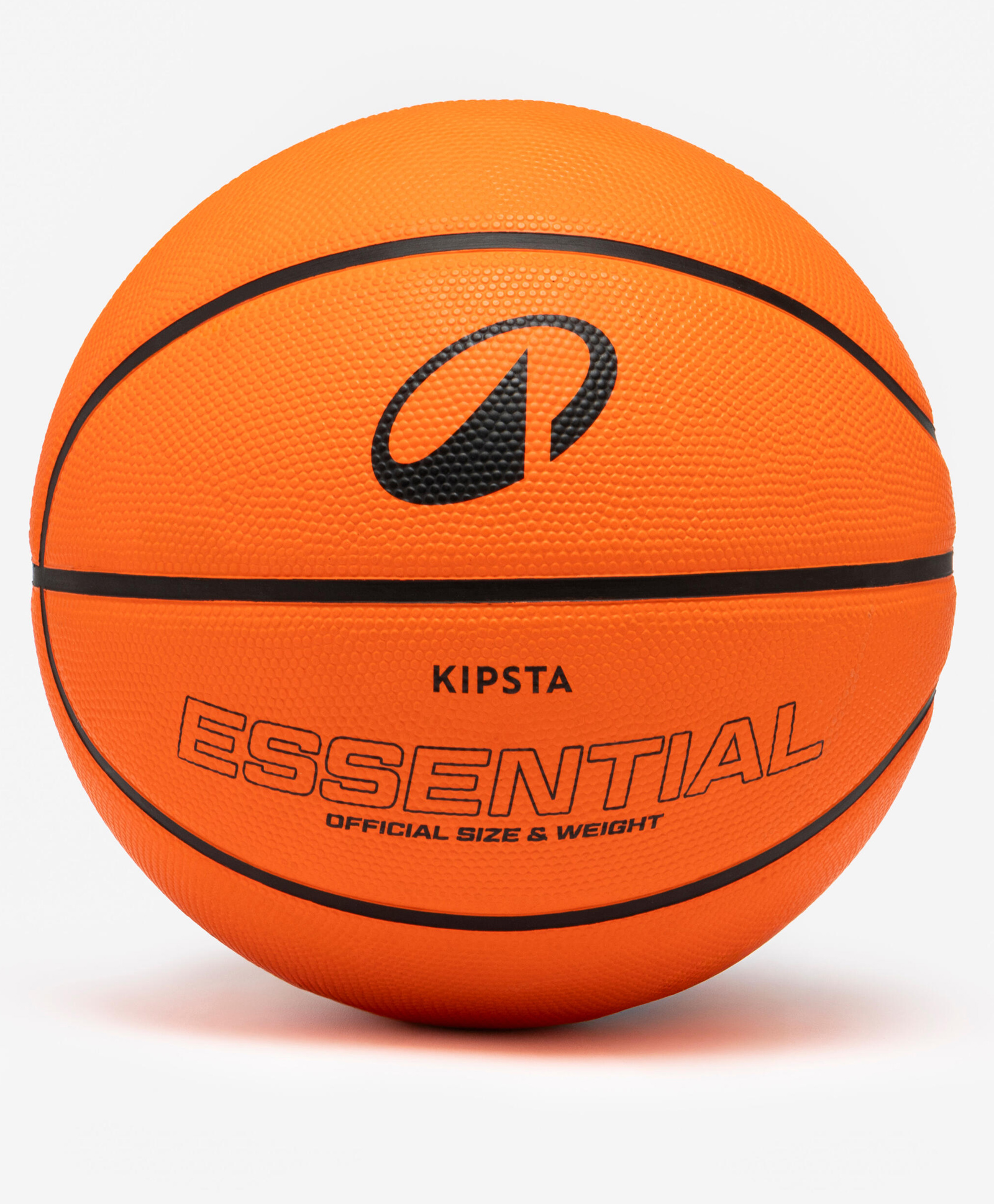 decathlon Kipsta Essential R100 Dry Rubber Printed Basketball - Orange-picture-13