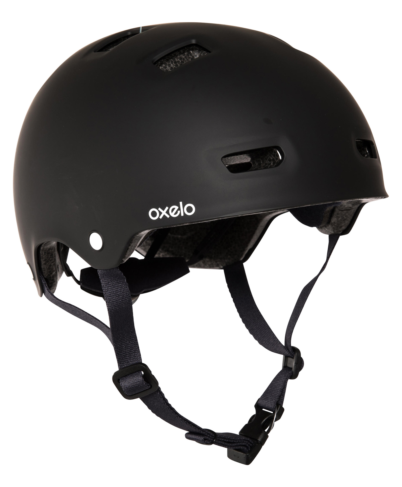 DECATHLON - Btwin MF500 Polystyrene Solid Inline Skating Helmet - Black-picture-11