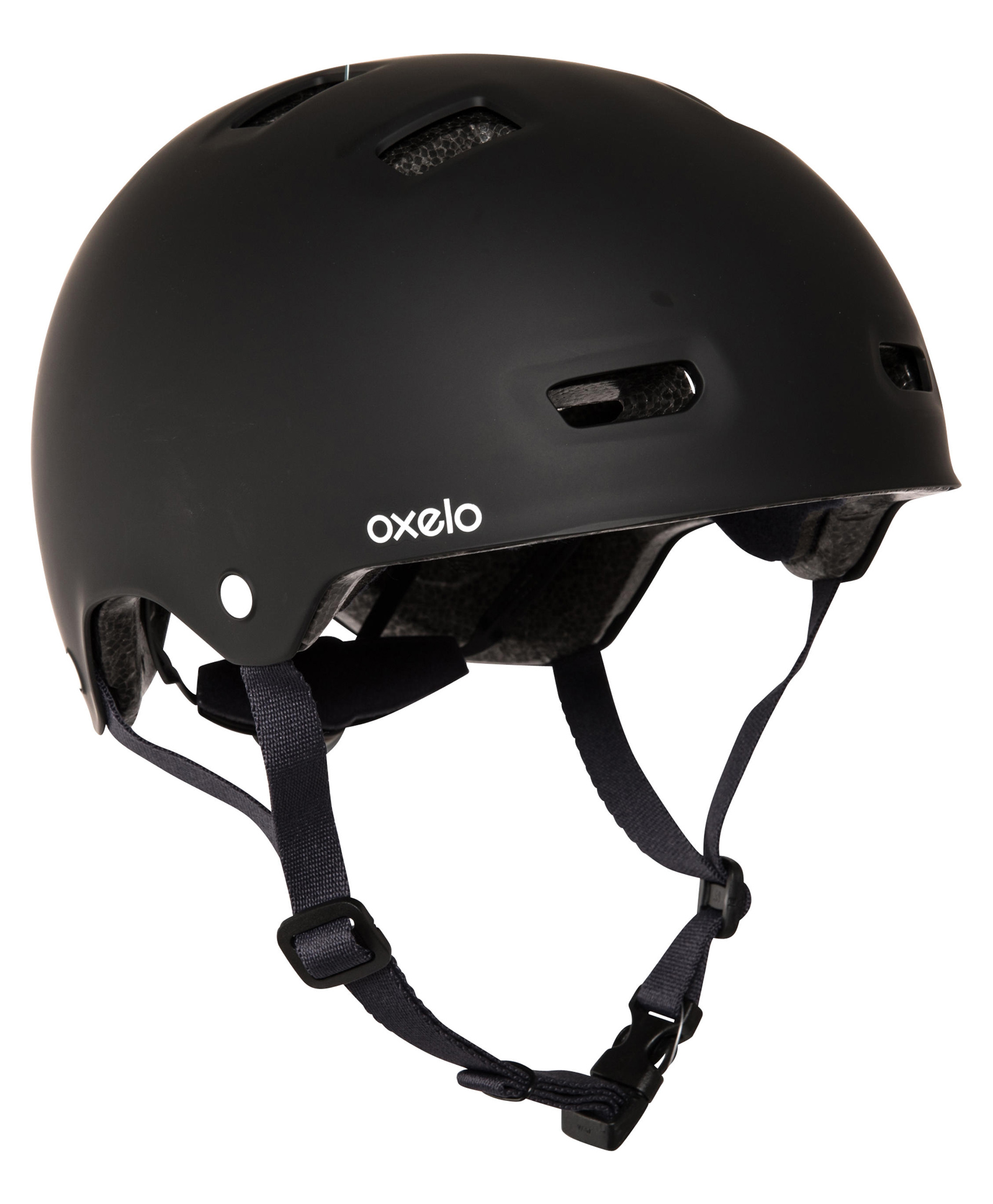 DECATHLON - Btwin MF500 Polystyrene Solid Inline Skating Helmet - Black-picture-12