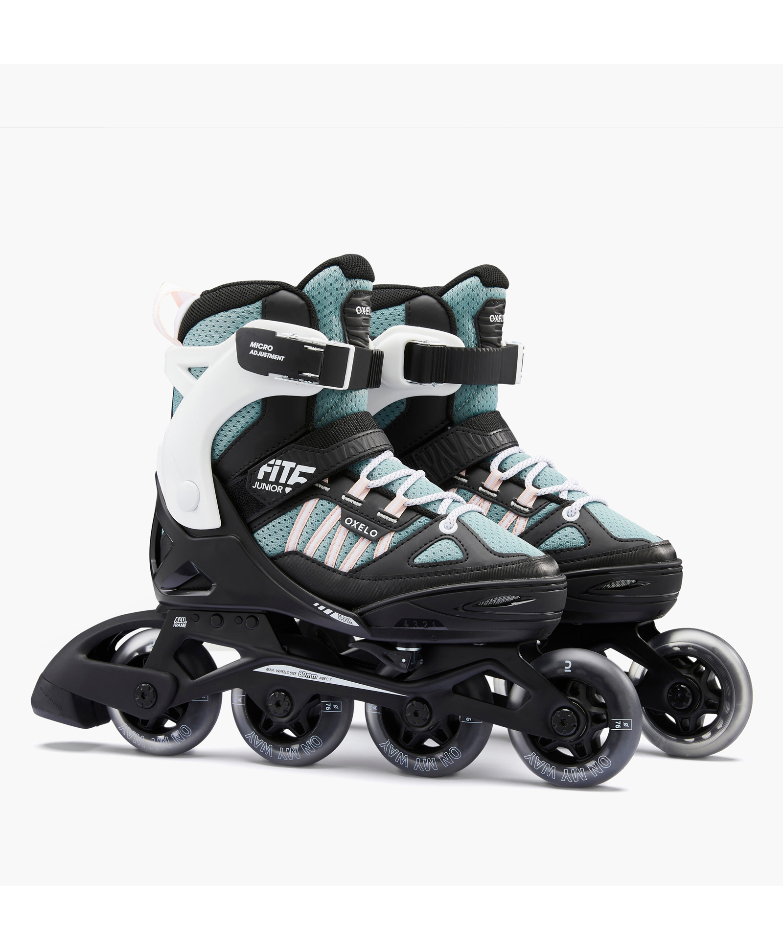 DECATHLON - Oxelo Fit 5 Colourblock Inline Skating Shoes - Green-picture-18