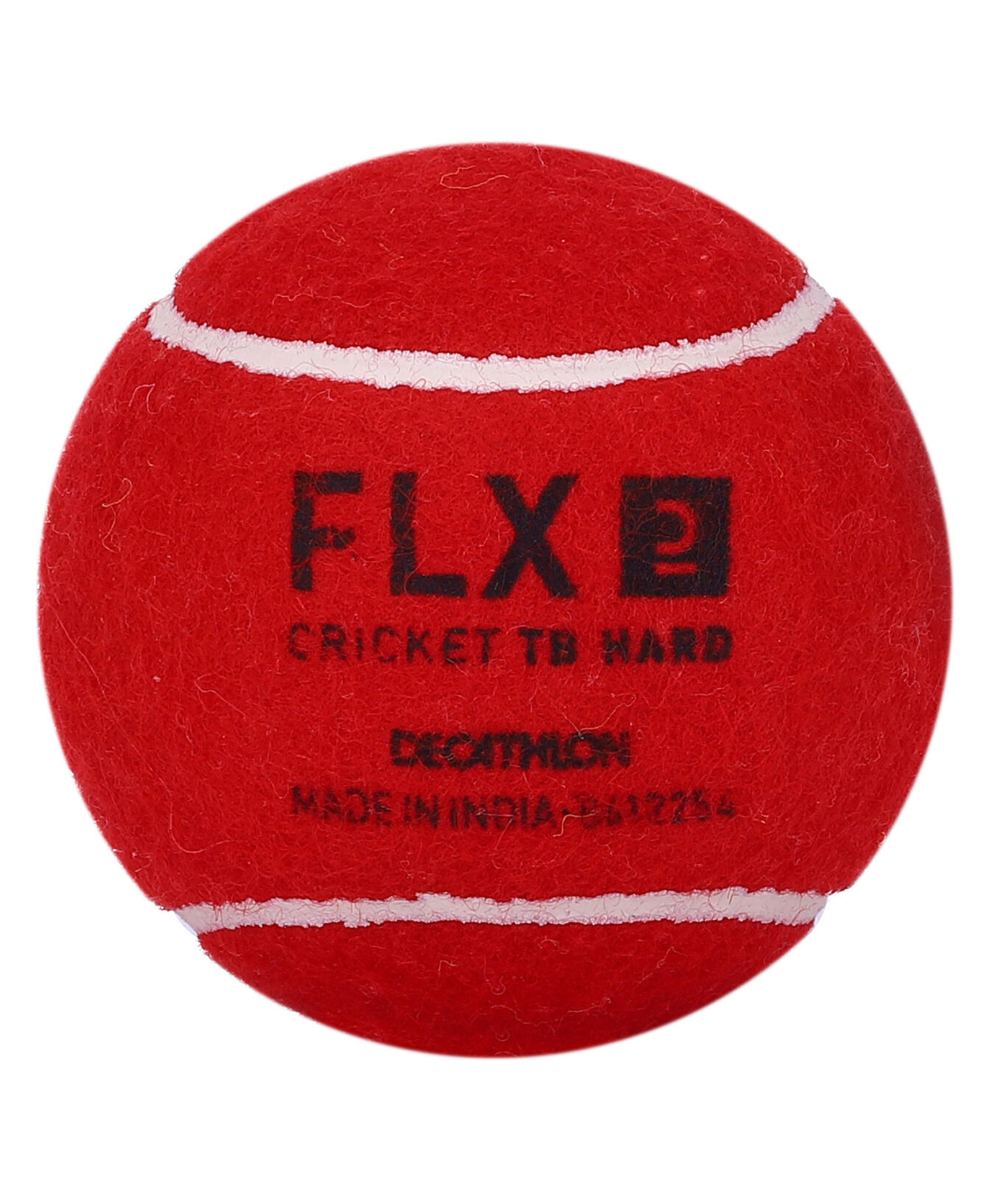 DECATHLON - TB Hard Dry Rubber Printed Tennis Cricket Ball - Red-image-42
