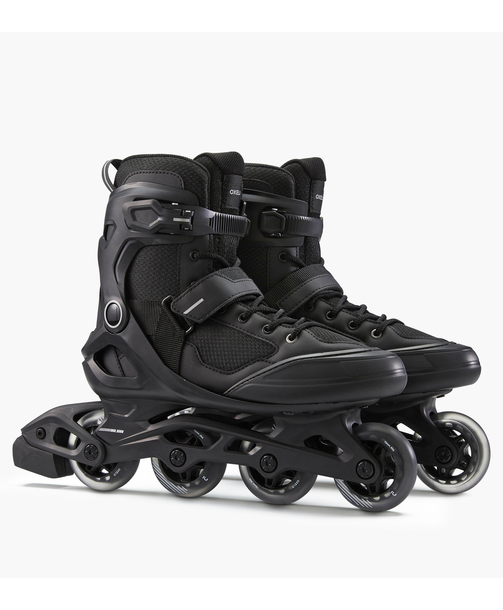 DECATHLON - Oxelo Fit 100 Solid Inline Skating Shoes - Black-picture-16