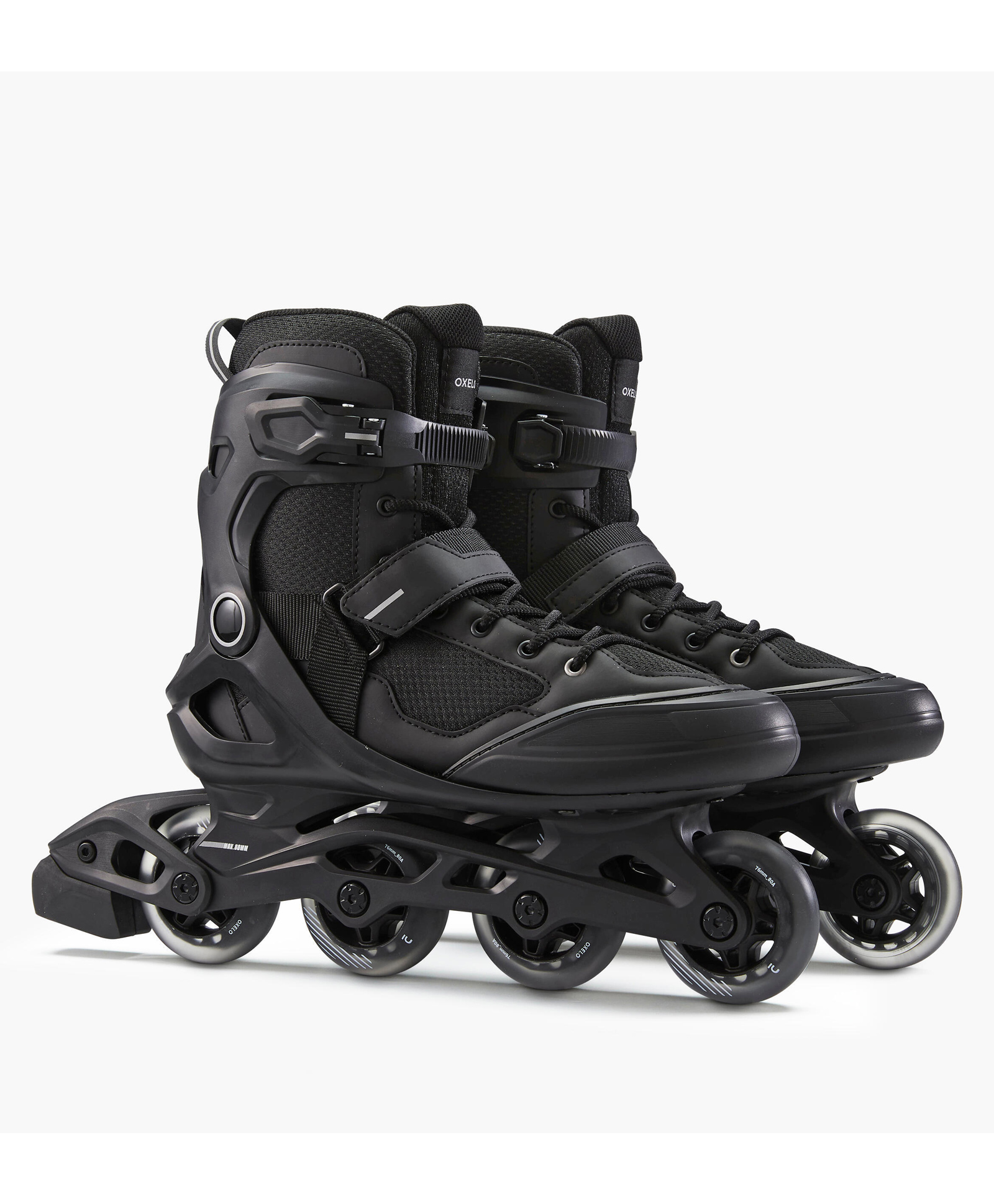 DECATHLON - Oxelo Fit 100 Solid Inline Skating Shoes - Black-picture-15