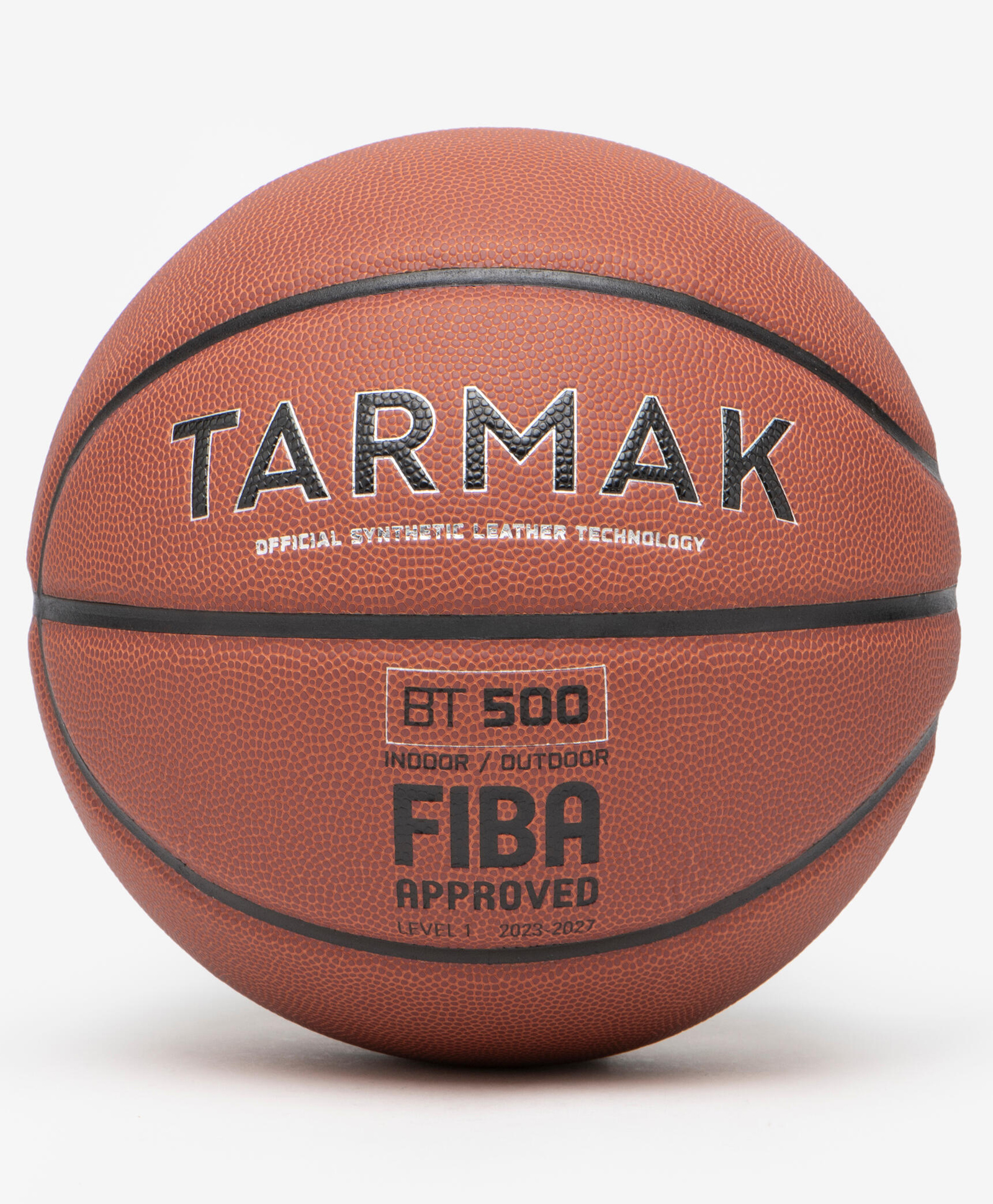 decathlon Kipsta BT500 Polyurethane Printed Basketball - Brown-picture-27