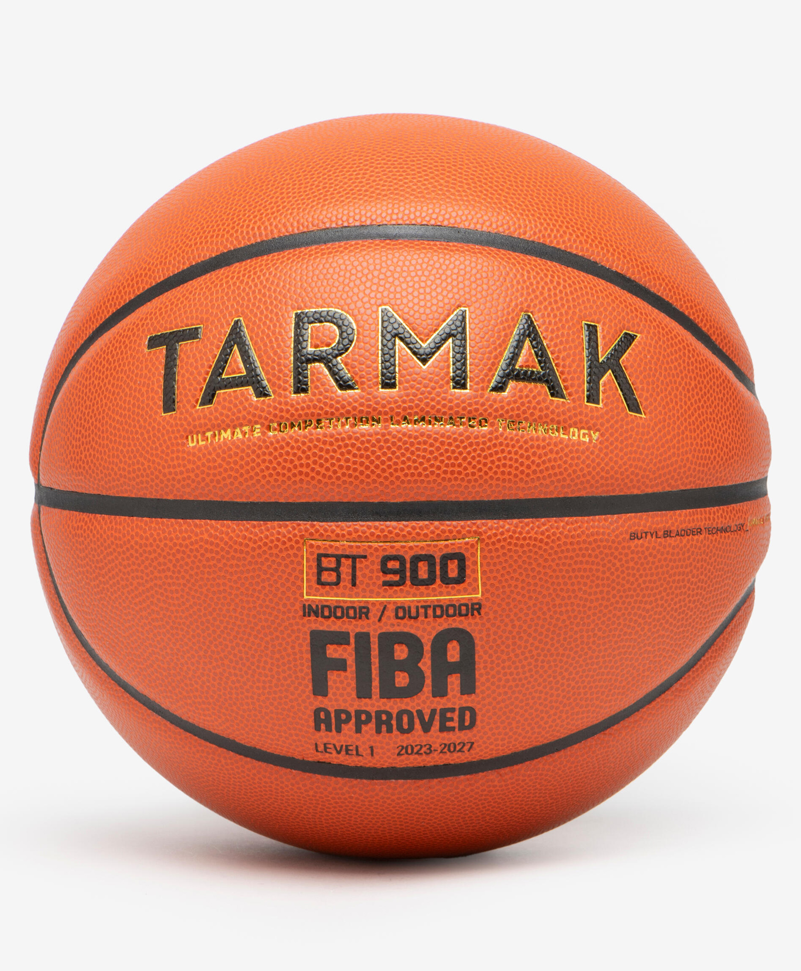 decathlon Kipsta BT900 Polyurethane Printed Basketball - Orange-picture-15
