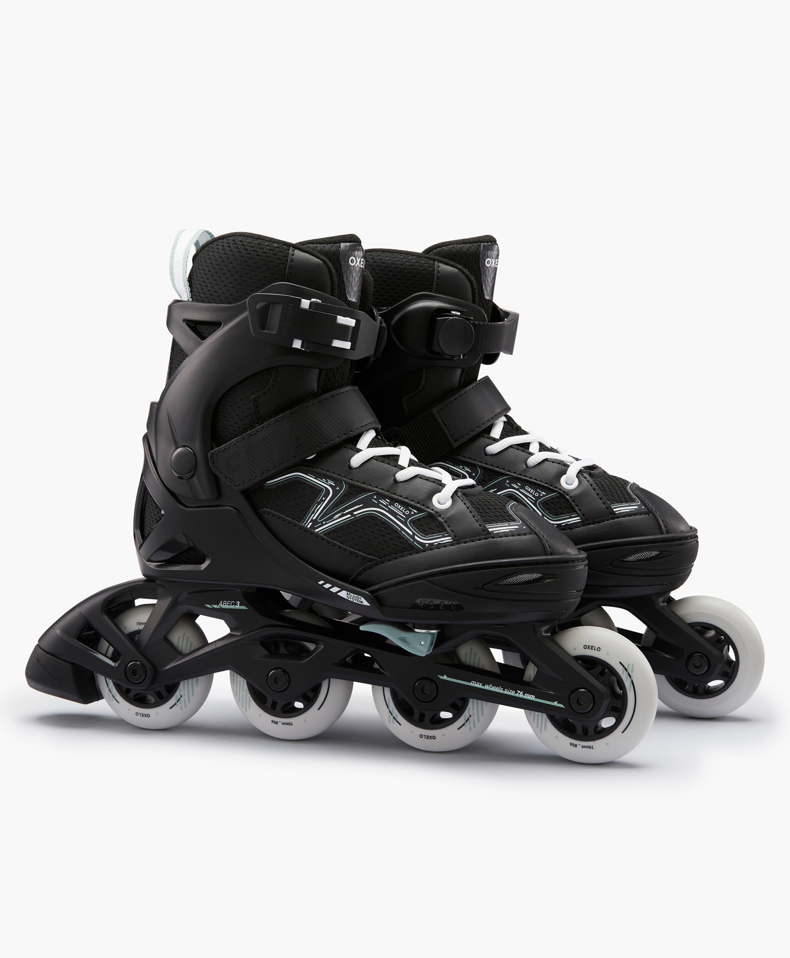 DECATHLON - Oxelo Fit 3 Solid Inline Skating Shoes - Black-picture-10