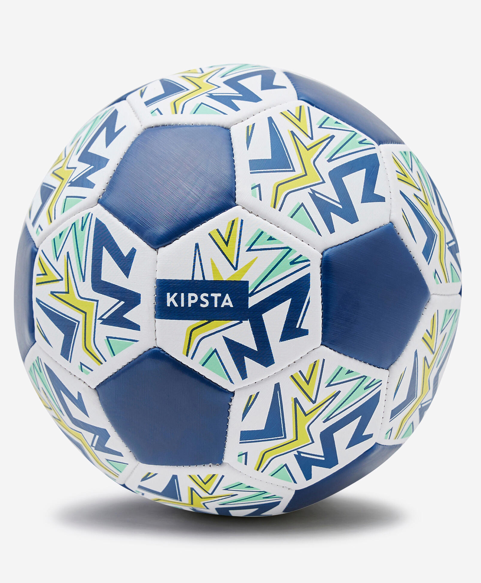Kipsta Thermoplastic Polyurethane Printed Football - Multi Colour-image-3