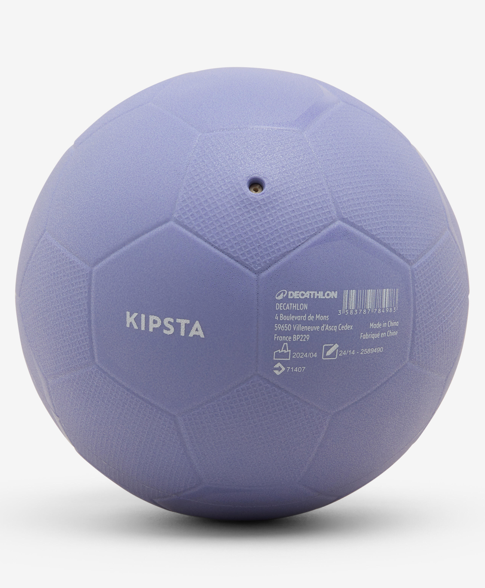 DECATHLON - Kipsta HB100 Soft Polyvinyl Chloride Solid Handball - Purple-picture-10