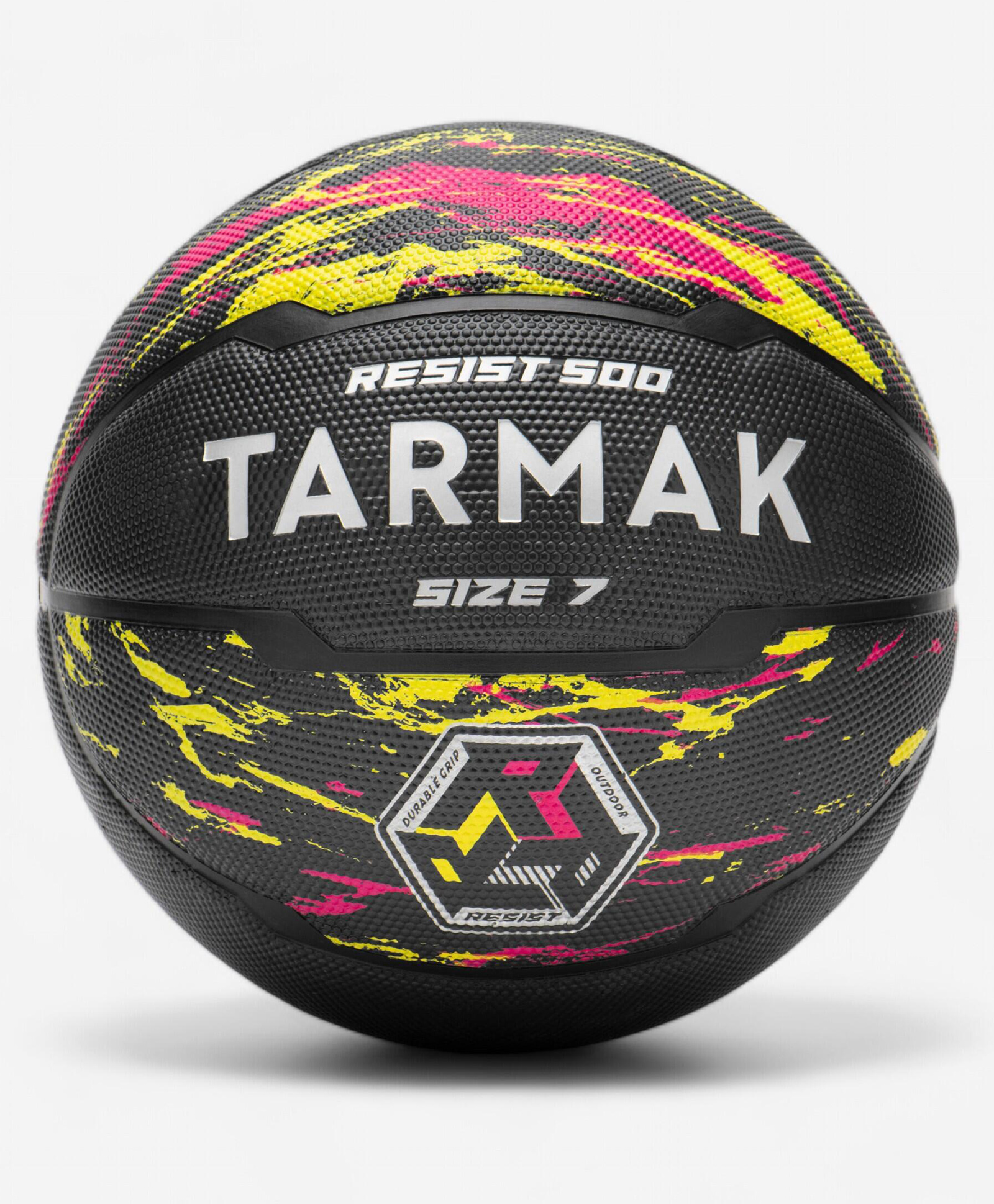 Tarmak R500 Dry Rubber Printed Basketball - Black-image-22