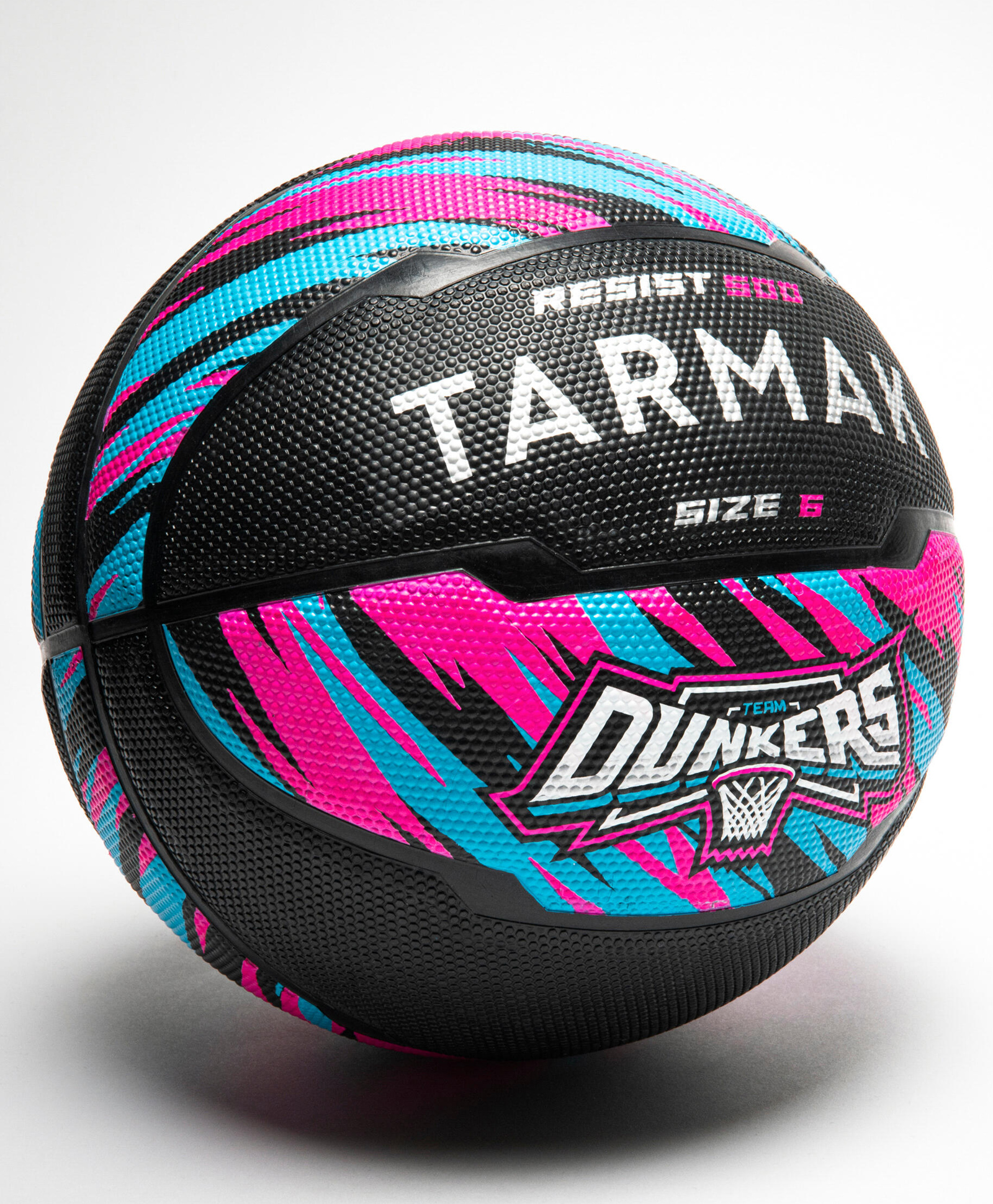 DECATHLON - Tarmak R500 Dry Rubber Printed Basketball - Black-image-29