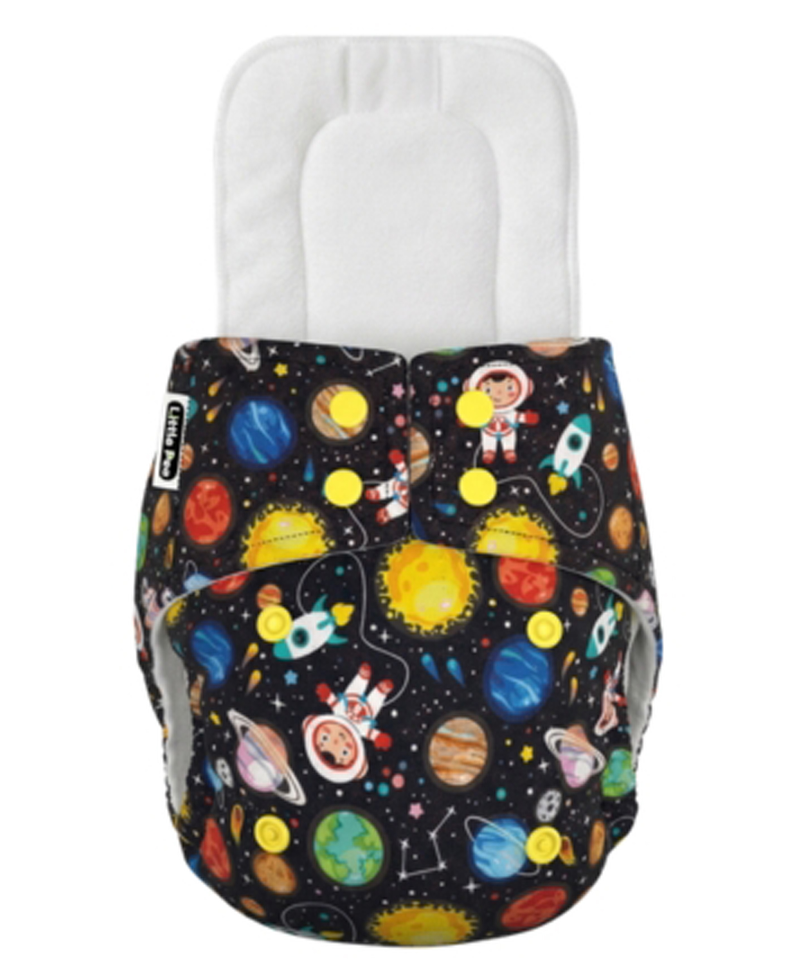 Little Pea Cloth Diaper - Cosmic Dreams, Pack of 1-image-25