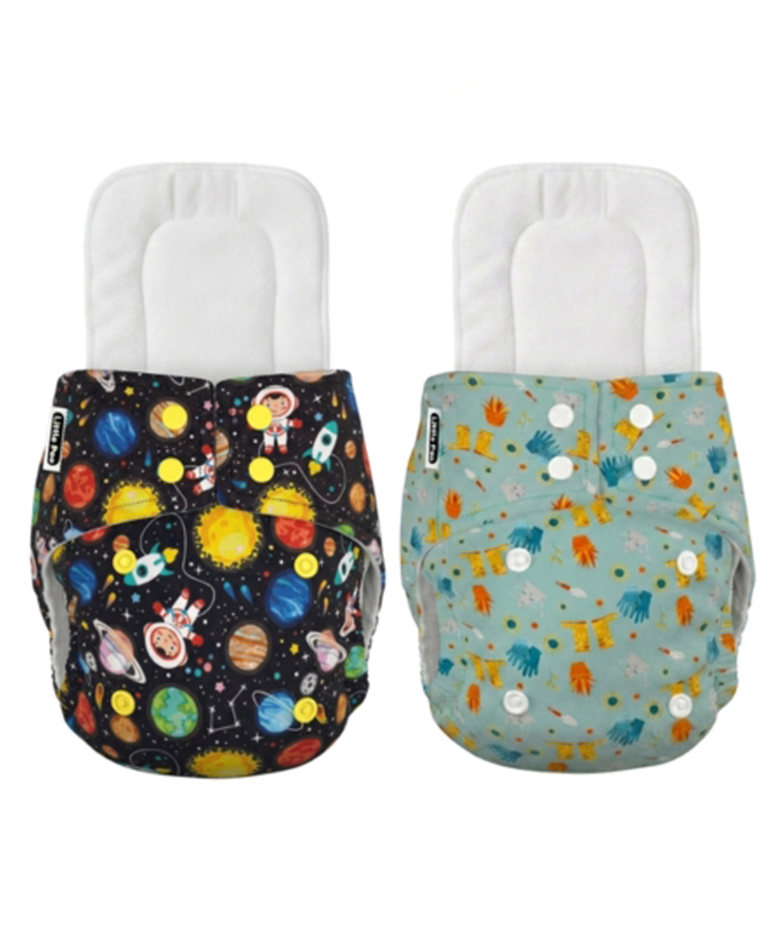 Little Pea Cloth Diaper - Cosmic, Playful, Pack of 2-picture-14