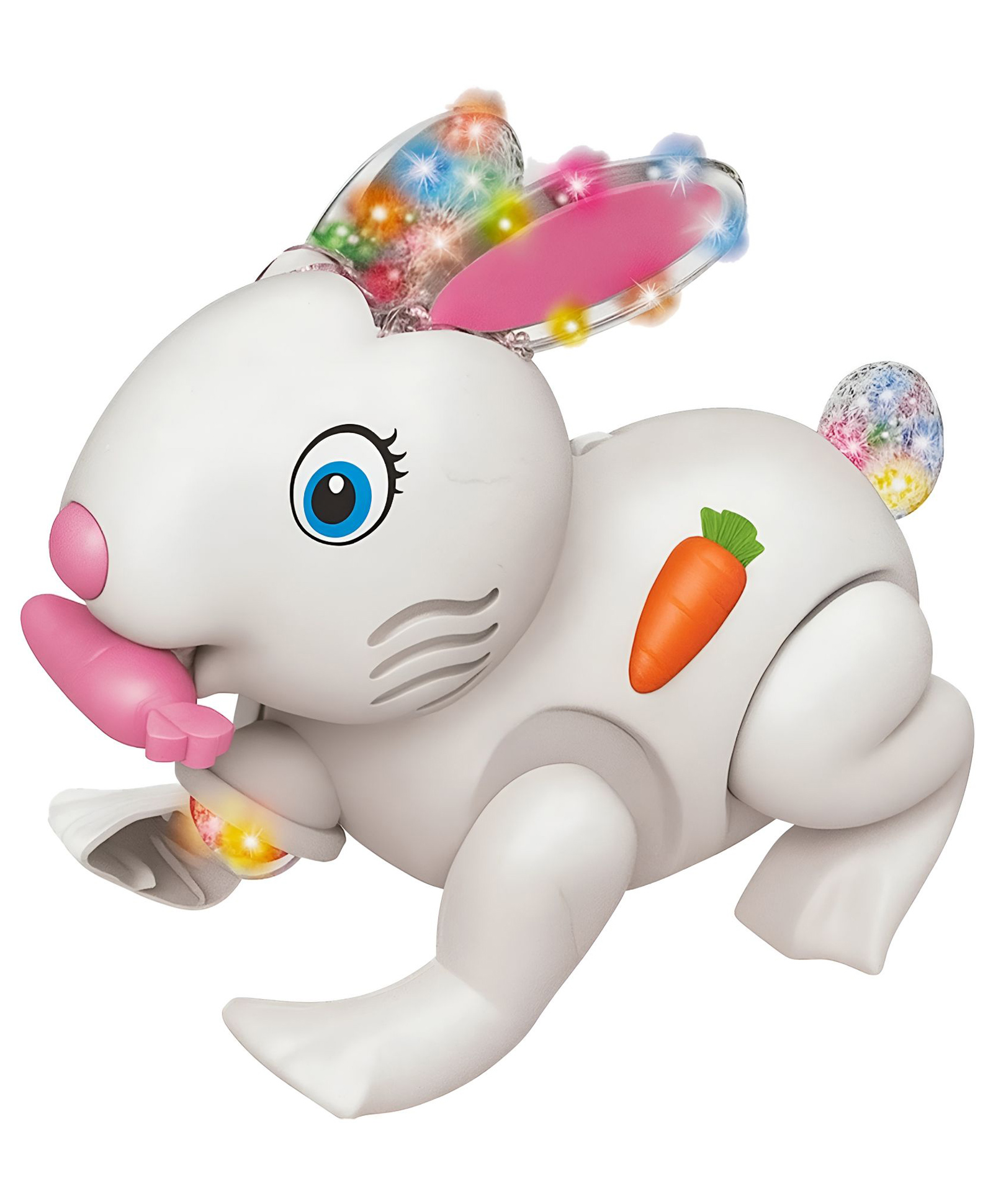 NEGOCIO Jumping & Walking Musical Rabbit Bunny with Light & Sound | Interactive Moving Rabbit Toy for Kids - PACK OF 1 - COLOR MAY VARY-image-15