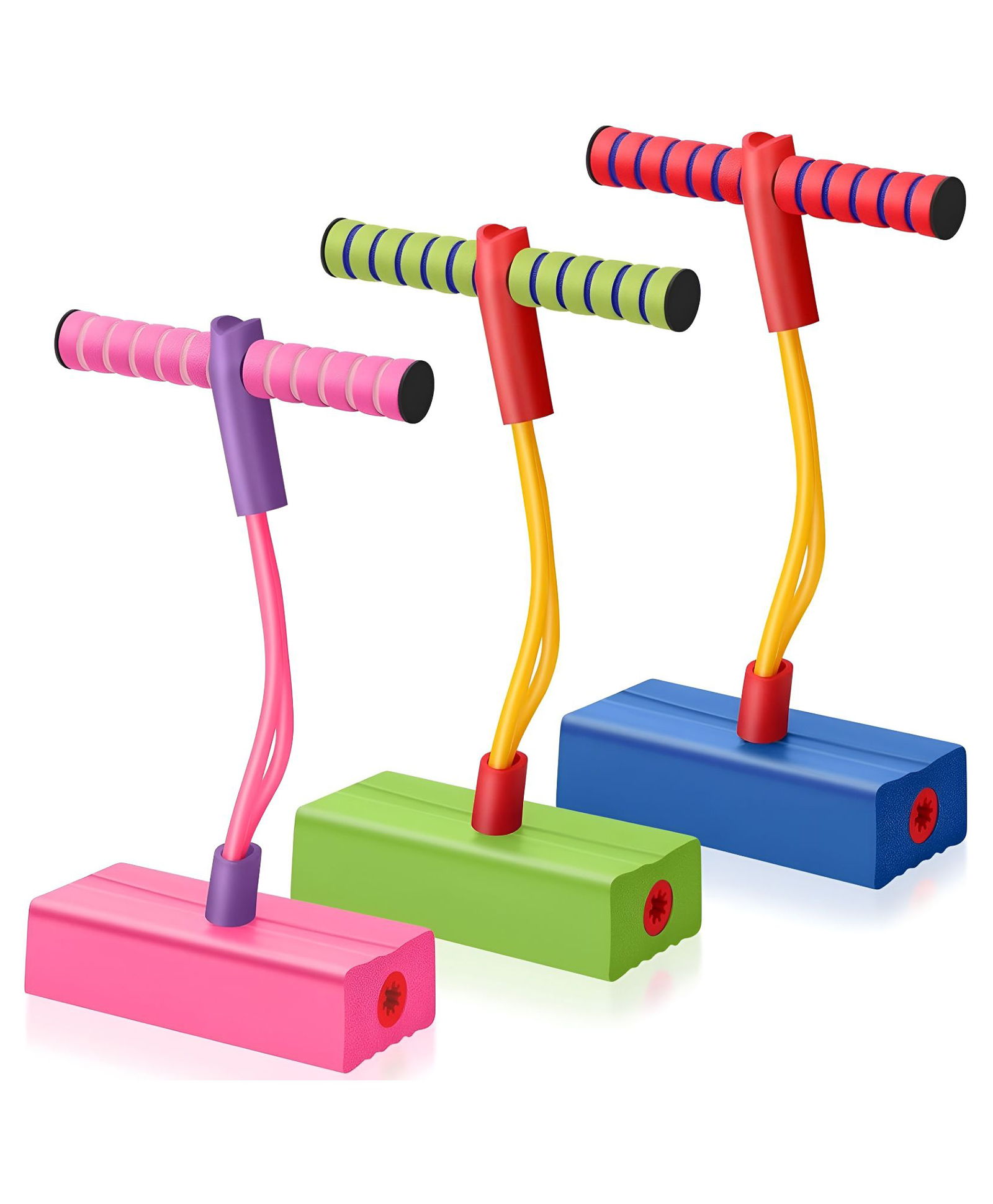 NEGOCIO Kids Height Increase Pogo Jumper Fun and Safe Stick for Toddlers Durable Foam Bungee Jumping Game Makes Squeaky Sounds Improves Balance Bouncing Toy - PACK OF 1 - COLOR MAY VARY-picture-12
