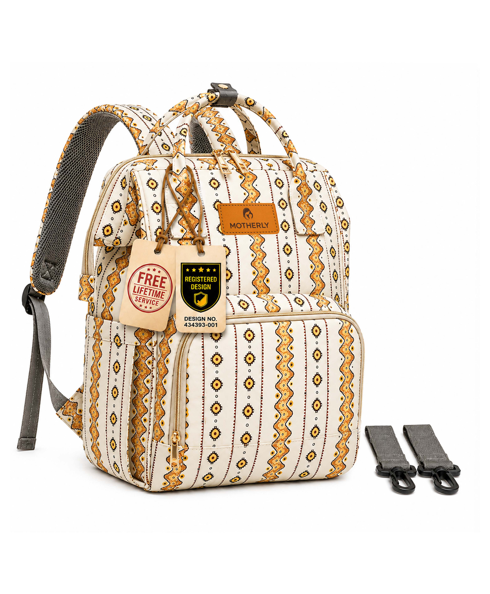 Motherly Patented Diaper Bag Backpack for Moms , Waterproof Baby Travel & Maternity Bag-picture-16