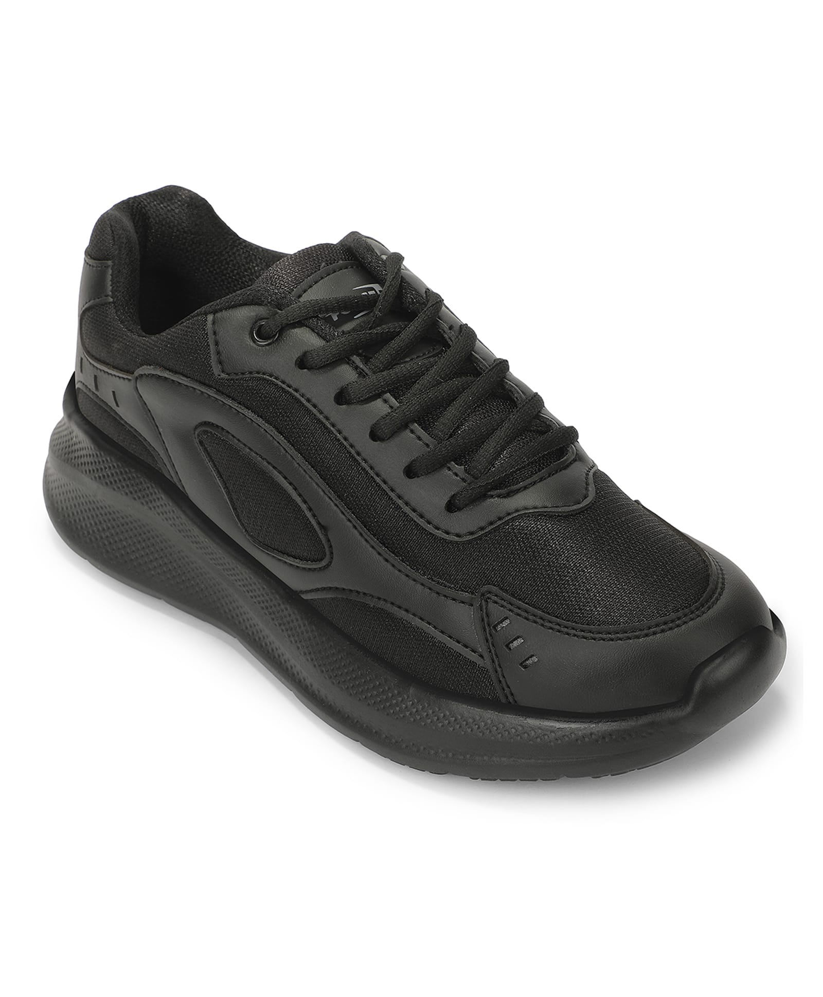 LIBERTY Solid Lace Up School Shoes - Black-picture-12