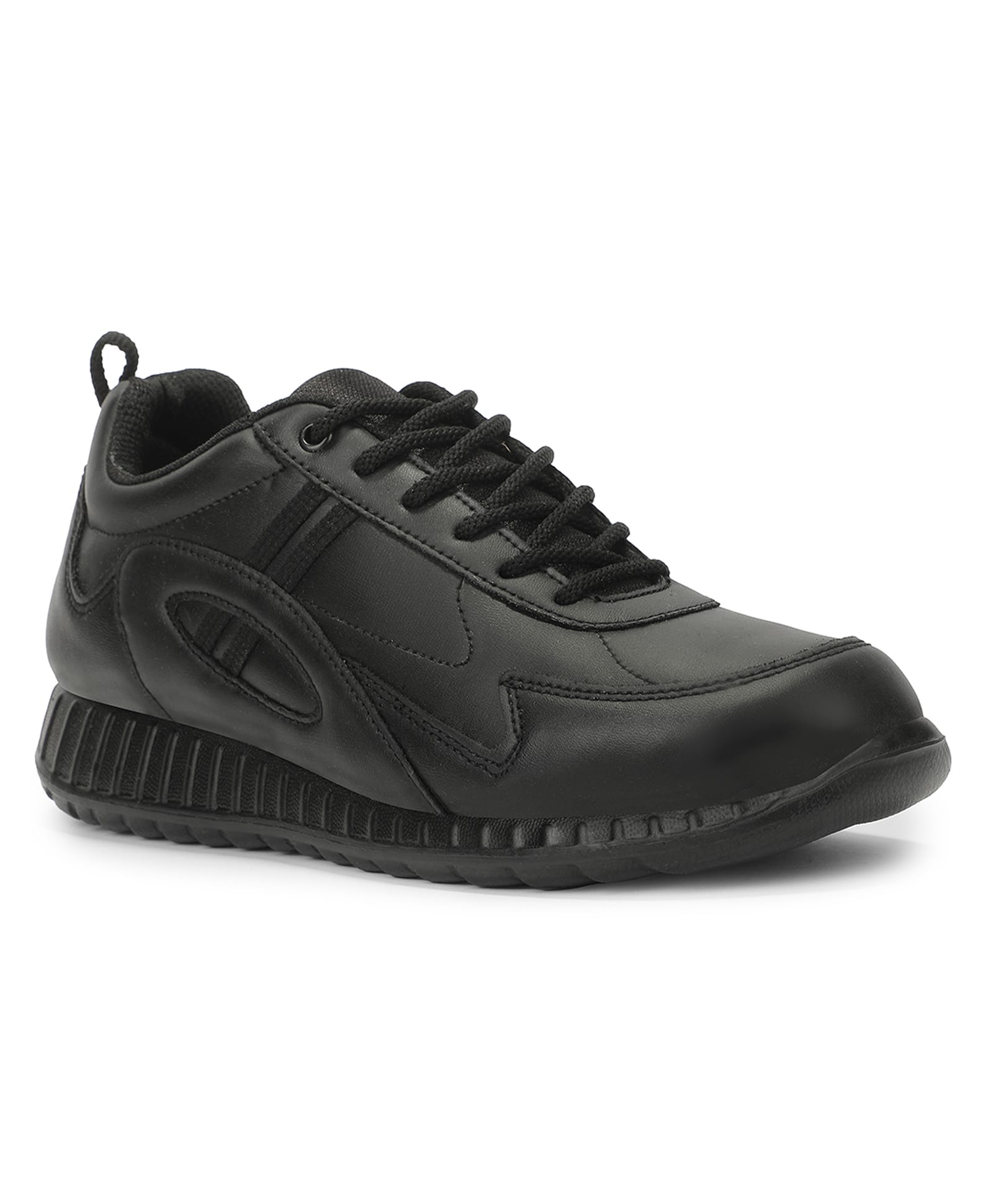 LIBERTY Solid Lace Up School Shoes - Black-picture-49
