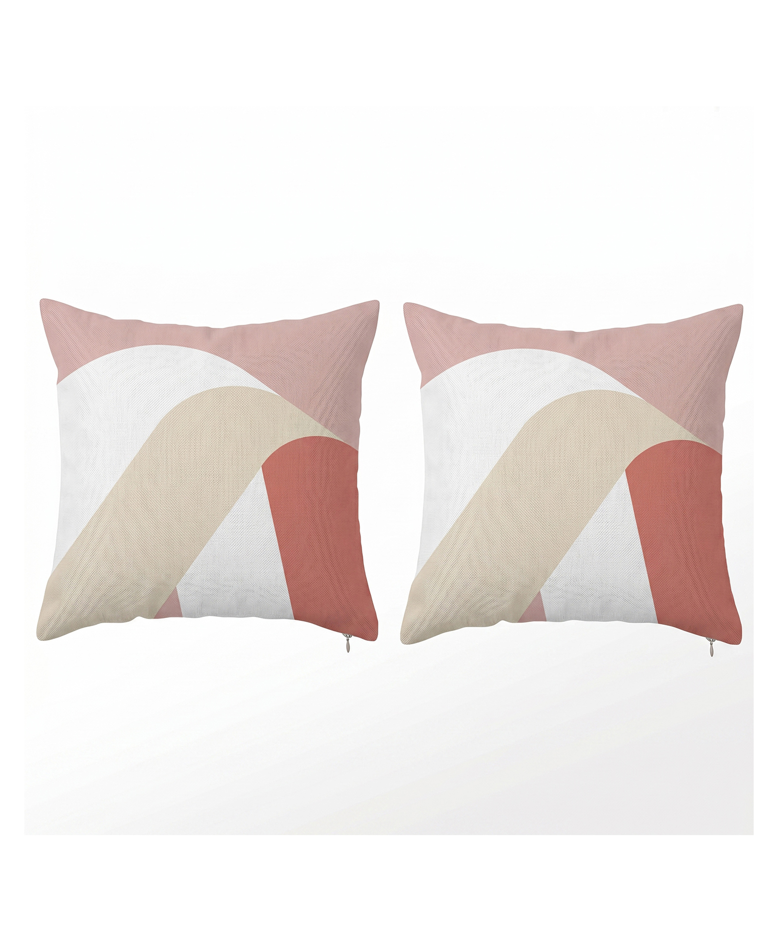 MOMISY Decorative Cushion Cover Set Polyester Throw Pillow Covers, 45 x 45 cm, Pack of 2 - Waves-picture-38