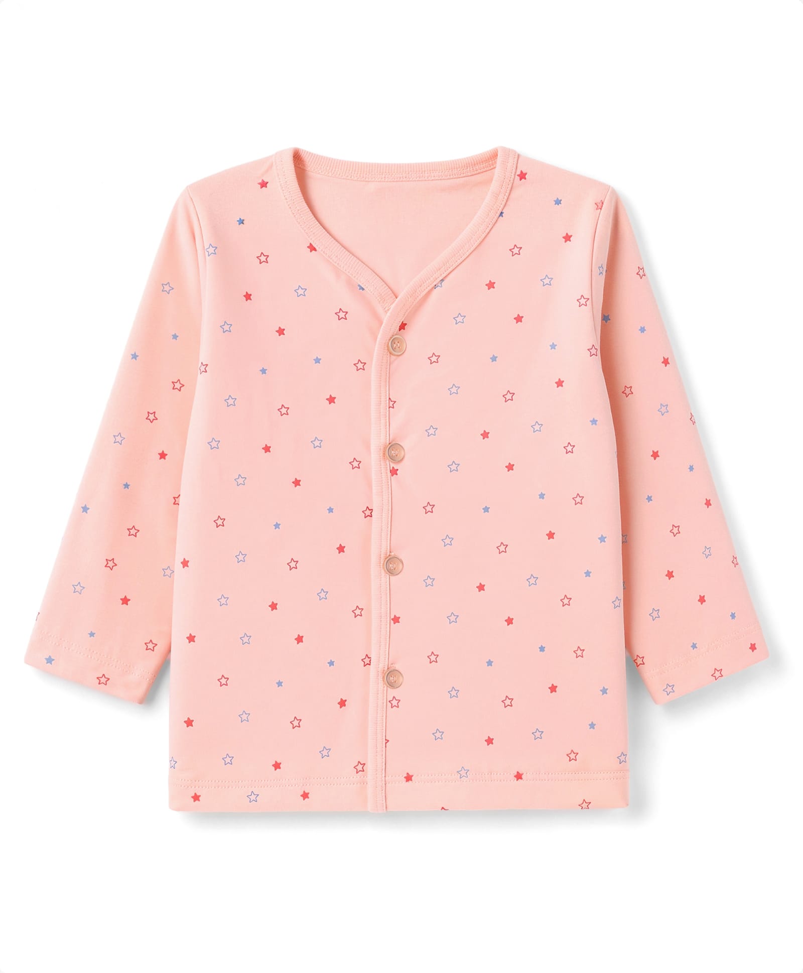 Tango Single Jersey Knit Full Sleeves Jhablas With Star Print -Pink-picture-26