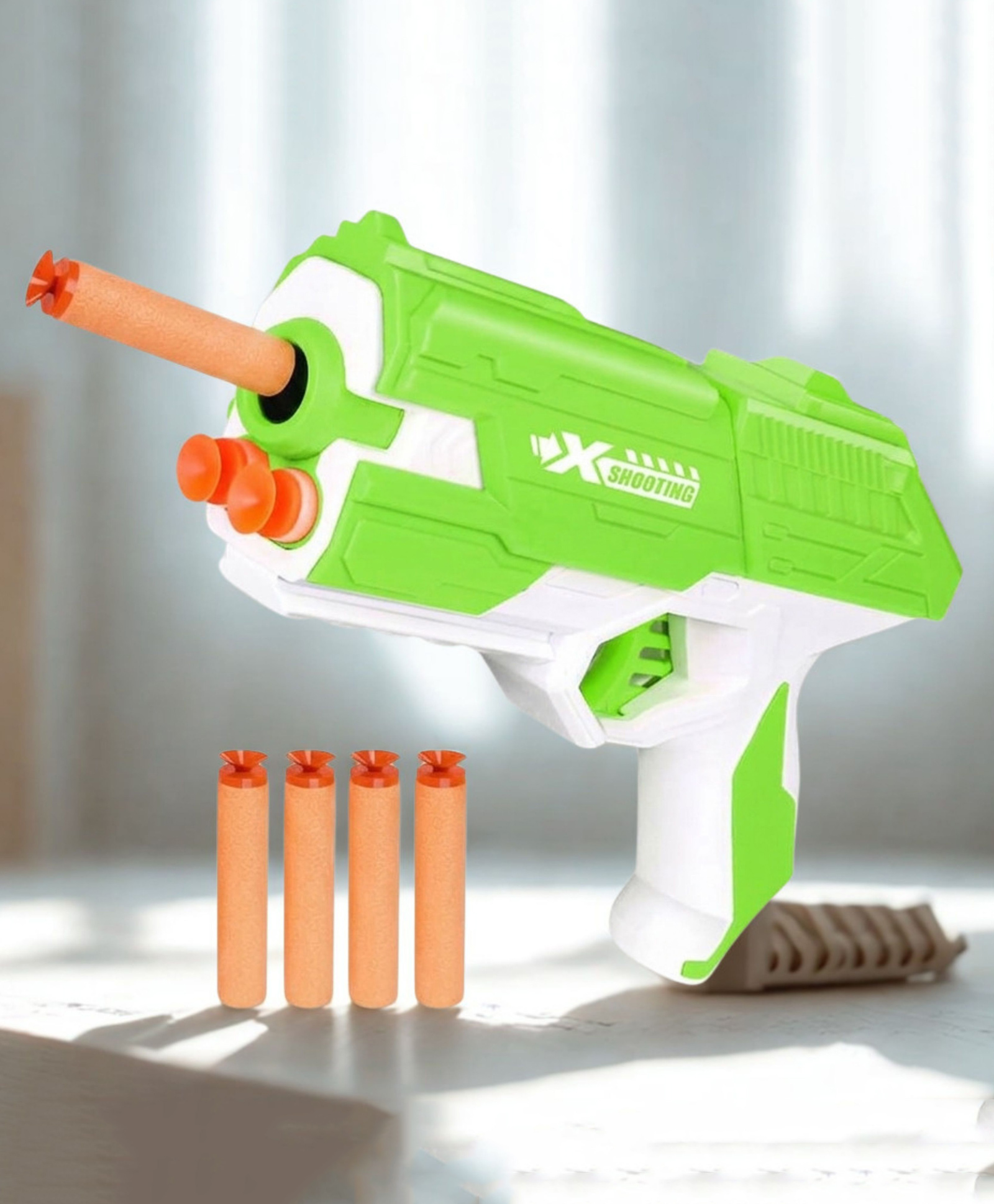 Lumo Brilliant Toys Soft Elite Manual Foam Dart Toy Pistol Blaster Gun Toys for Kids, Soft Bullet Shooting Toy for Boys & Girls, Outdoor Target Practice Adventure Play Set - Multicolor-image-43
